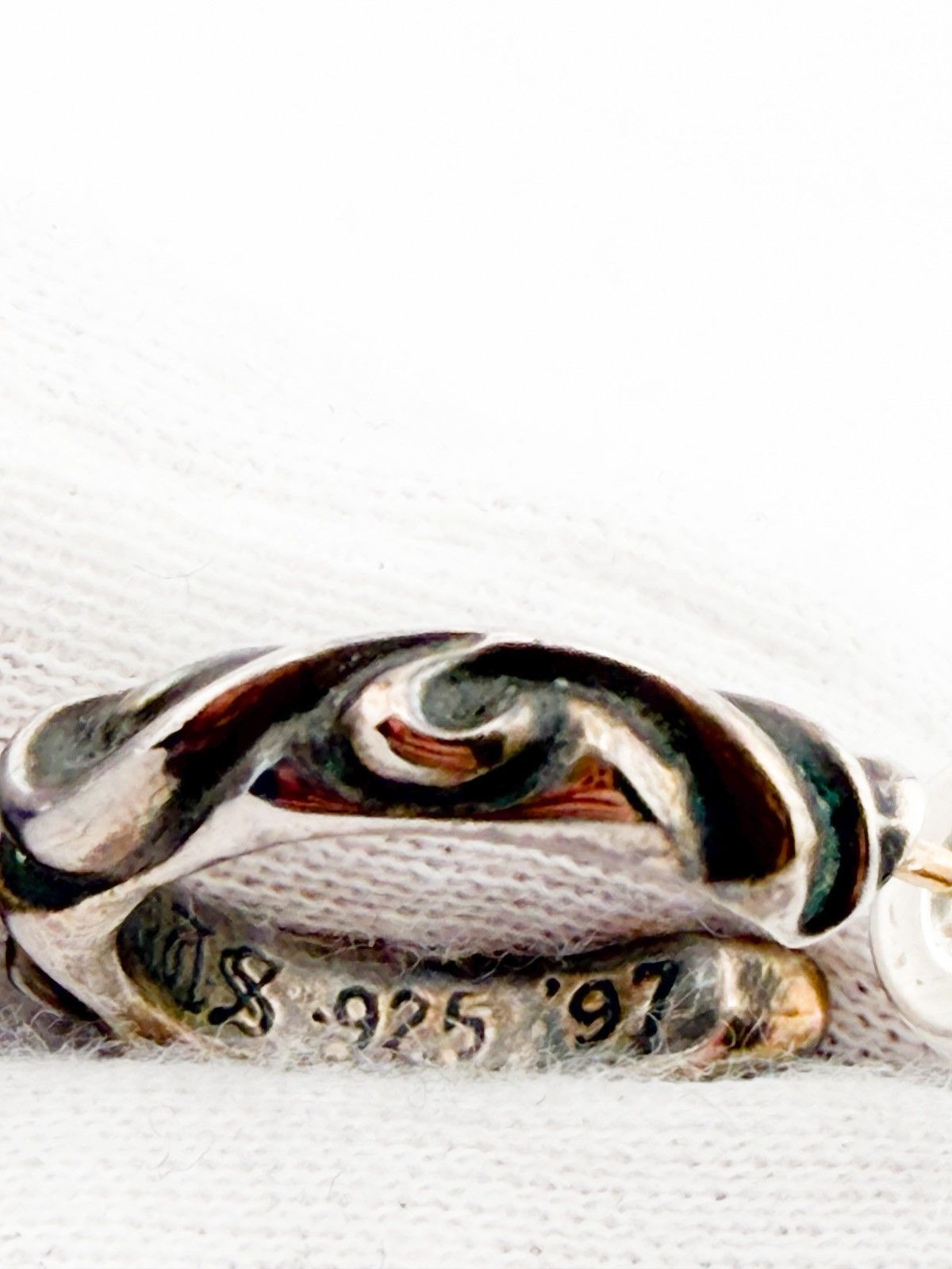 Chrome Hearts Chrome Hearts Scroll Hoop Earring Size ONE SIZE - 5 Thumbnail