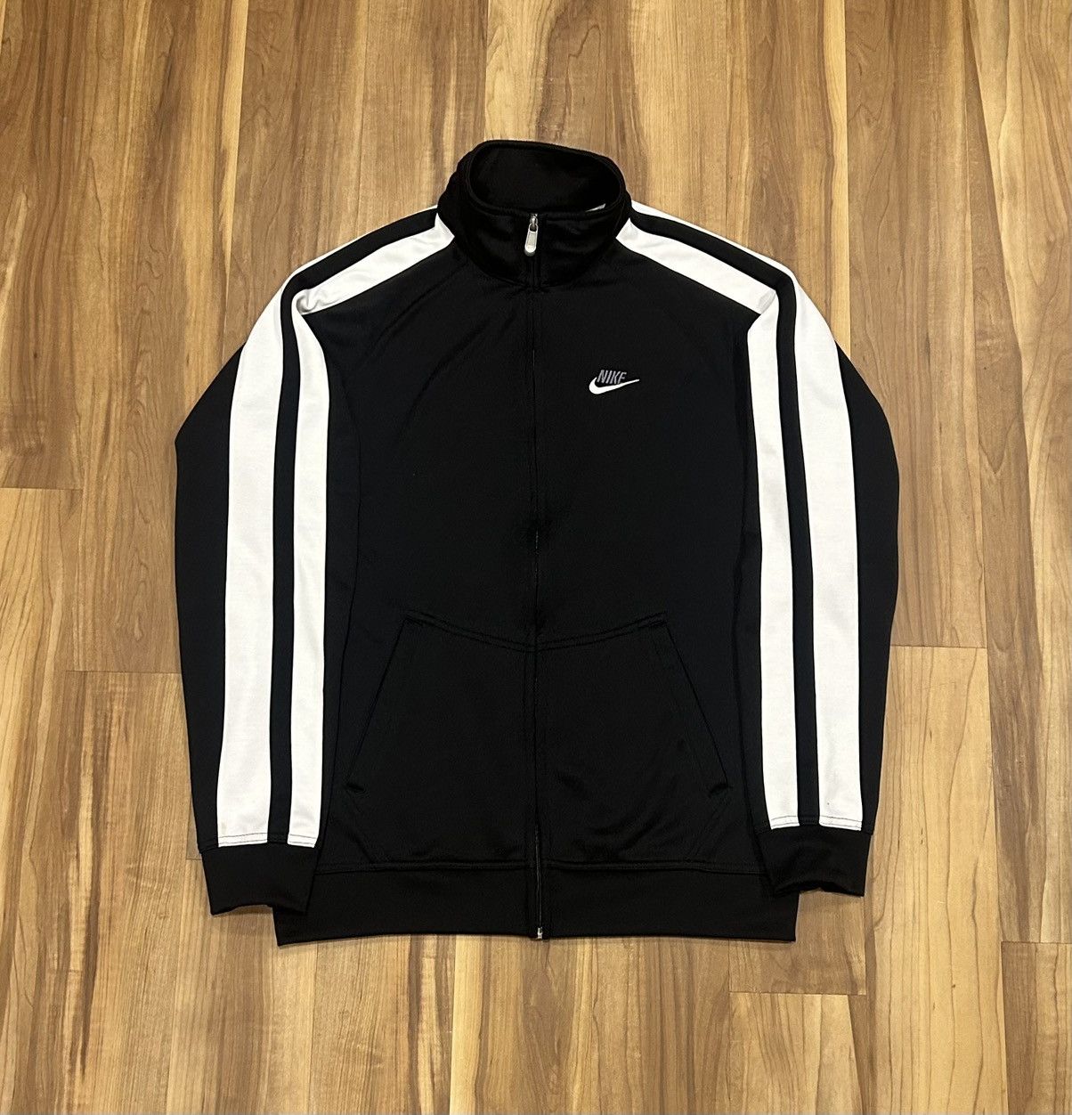 Nike Y2K Nike Track Jacket Zip Up Size US L / EU 52-54 / 3 - 1 Thumbnail