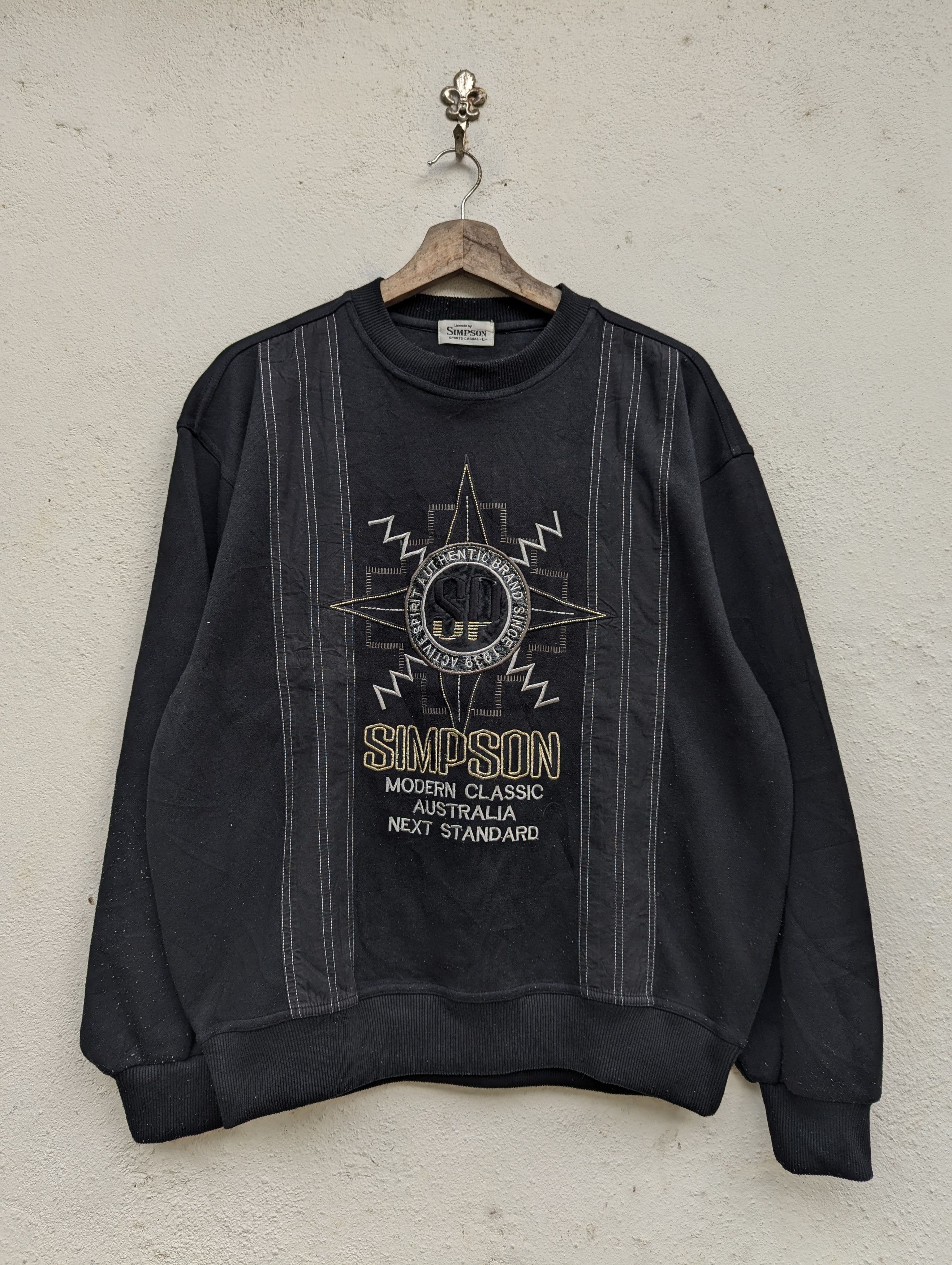 The Simpsons × Vintage SIMPSON MODERN CLASSIC SWEATSHIRT Size US L / EU 52-54 / 3 - 7 Thumbnail