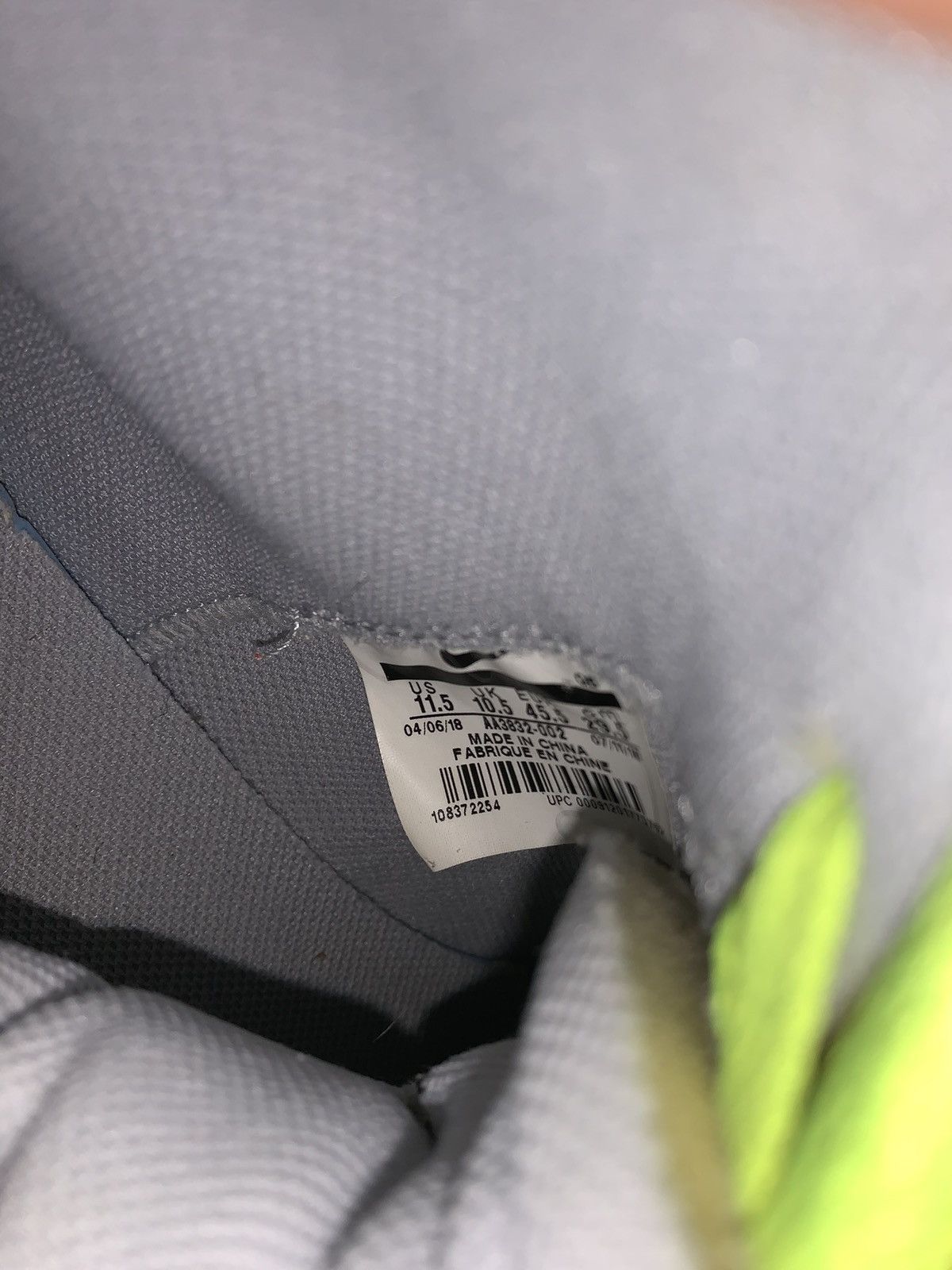 Nike 2018 Nike Blazer Mid Off-White Wolf Grey Serena Queen Size US 11.5 / EU 44-45 - 5 Thumbnail