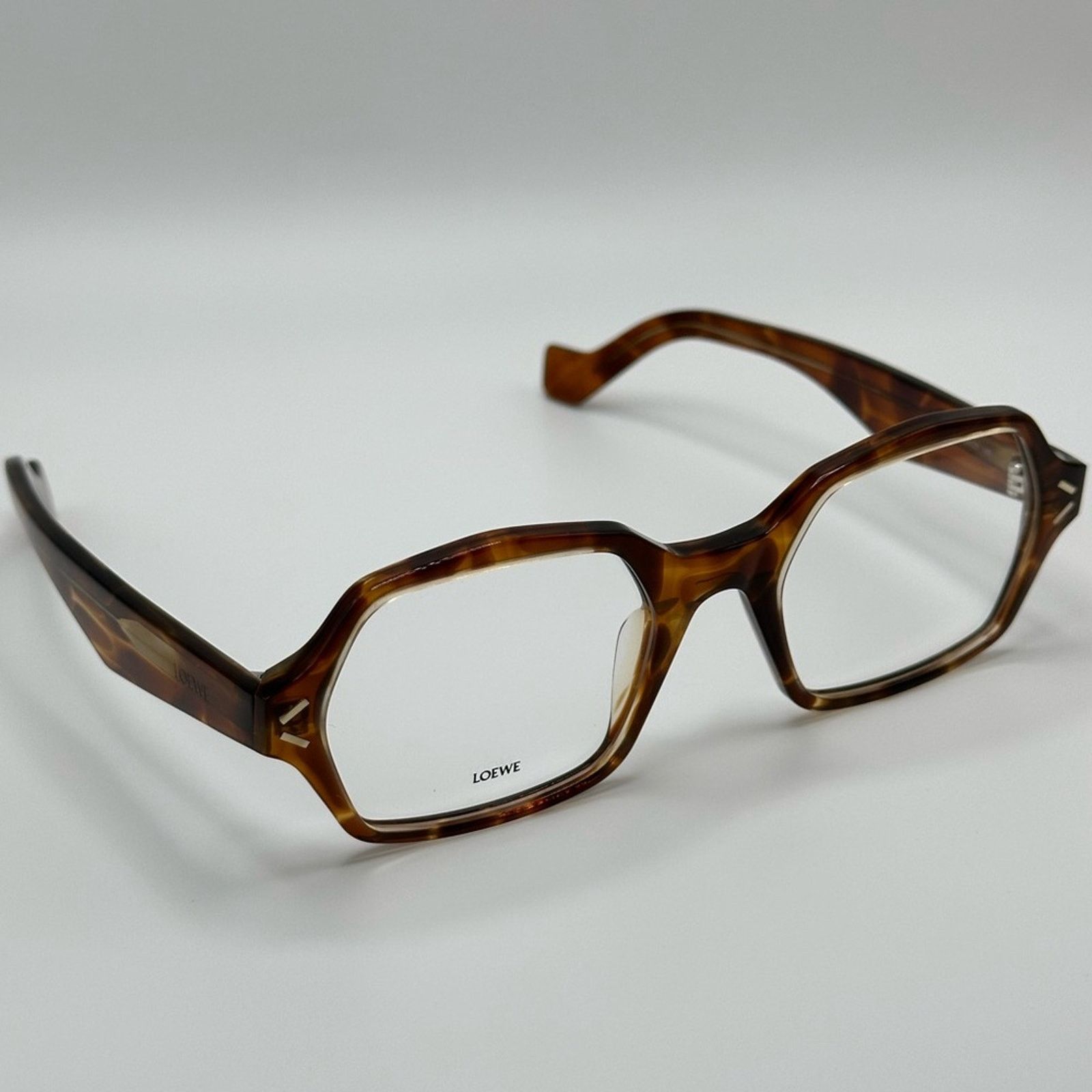 Loewe NEW LOEWE Eyeglasses LW50018I 056 Light Havana Demo Lens Size ONE SIZE - 4 Thumbnail
