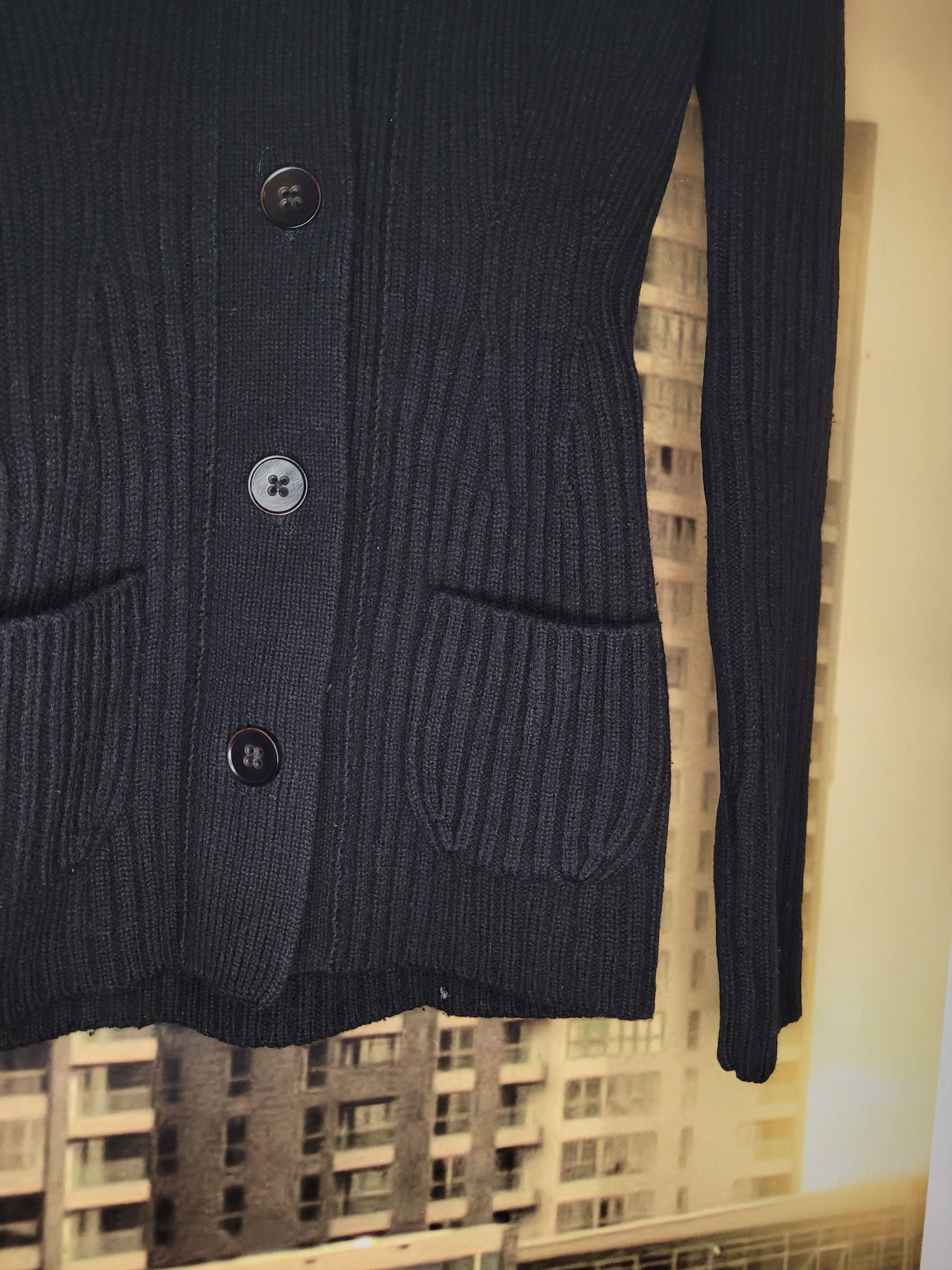 Japanese Brand × Jil Sander × Uniqlo Jil Sander x Uniqlo cardigan wool black Size S / US 4 / IT 40 - 3 Thumbnail