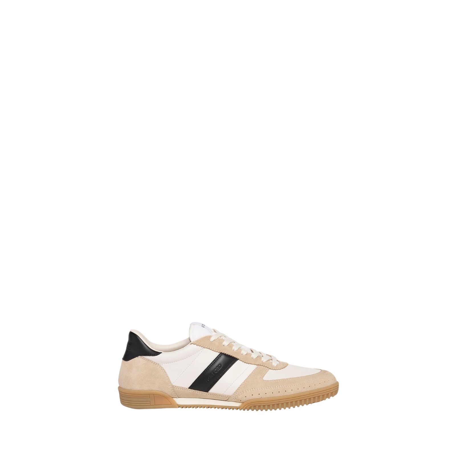Tom Ford Terence $990 Dune/Black/Amber Suede Sneakers New An