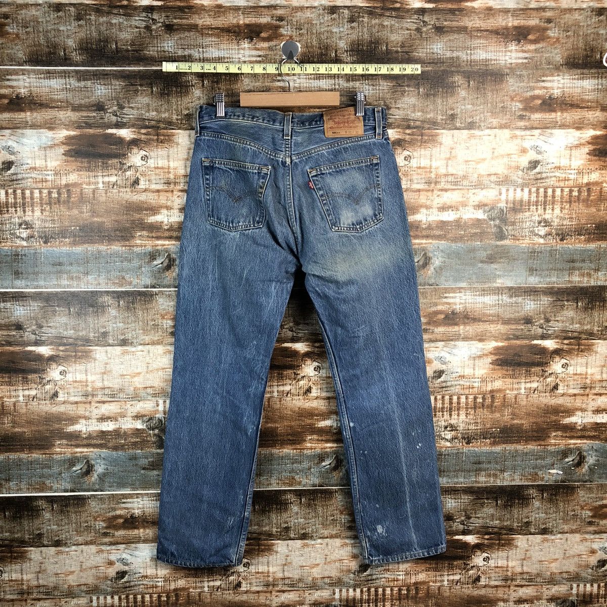 Levi's DL Levis 501 X Wildstyle super Lovers Rock denim #A2620 Size US 31 - 16 Thumbnail