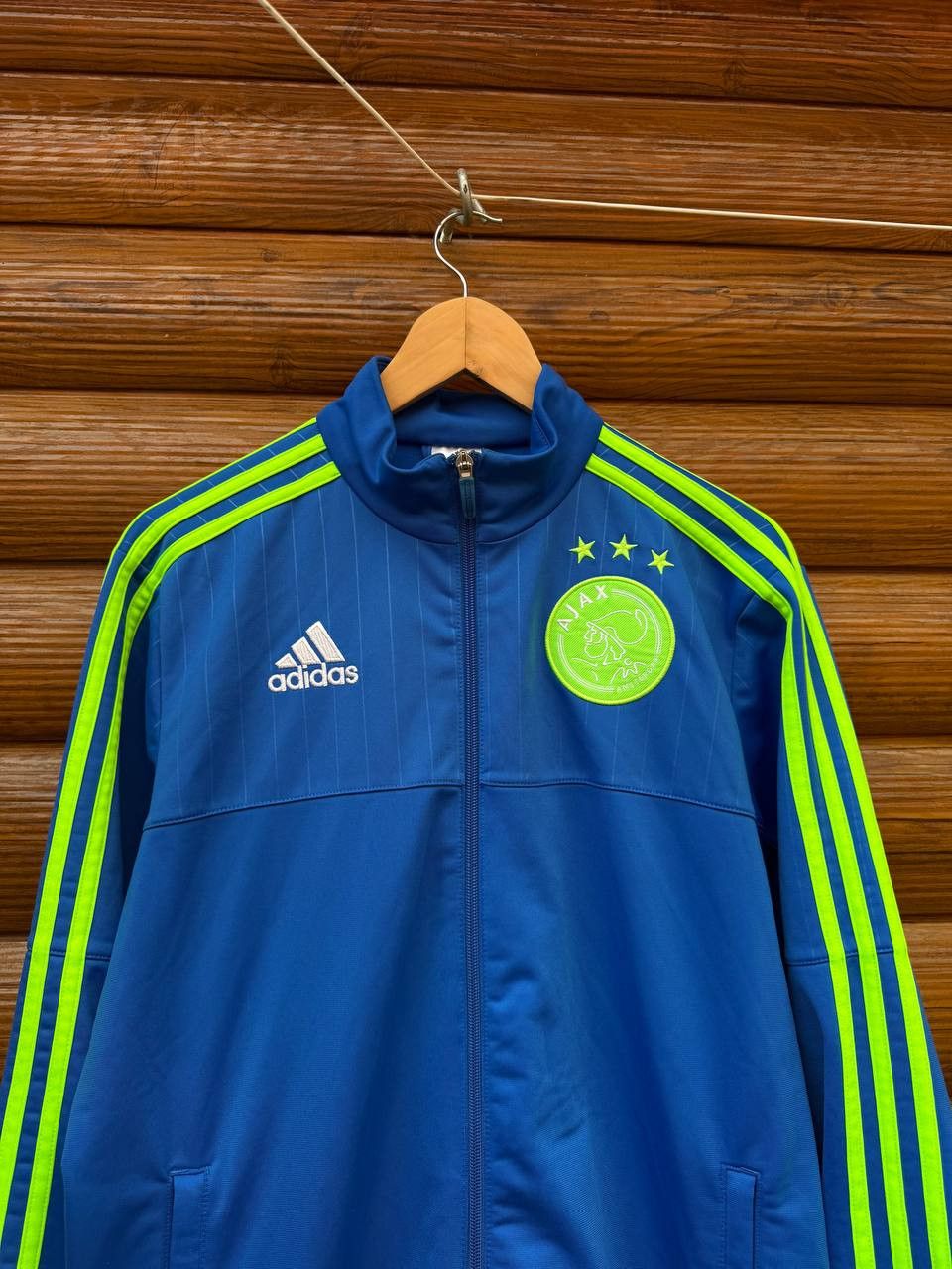 Adidas Vintage Adidas Ajax Amsterdam Football Jacket Soccer Size M Size US M / EU 48-50 / 2 - 2 Thumbnail