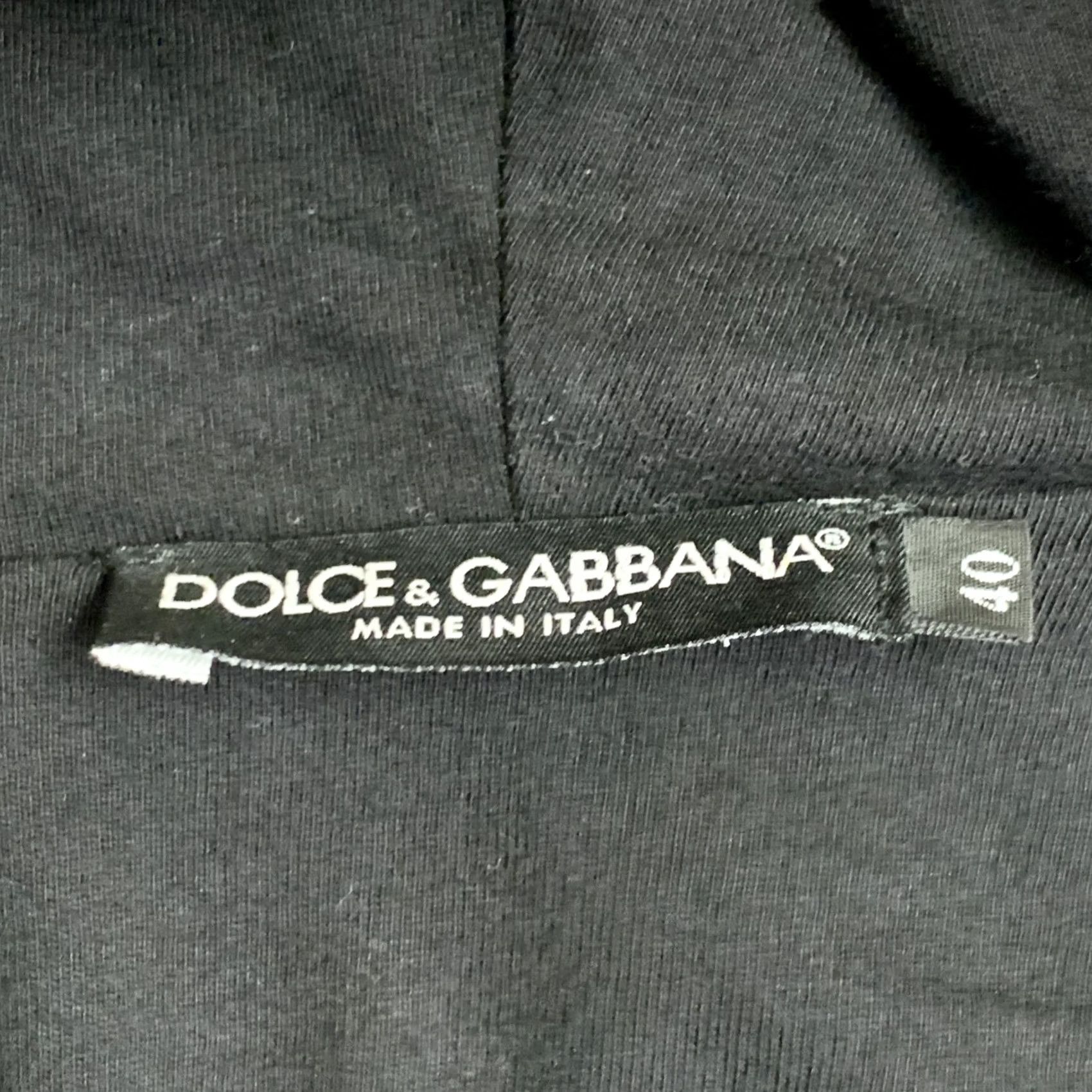 Dolce & Gabbana DOLCE & GABBANA Jacket Brown Black Satin Animal Print Zip Up Size 4 Womens Adult Regular Shirt? Size S / US 4 / IT 40 - 5 Thumbnail