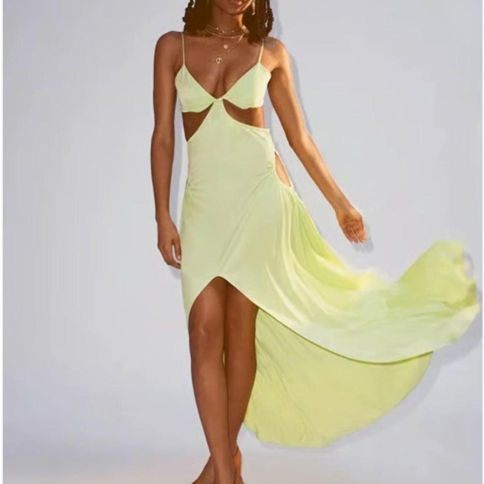 For Love & Lemons ForLove&Lemons Toni Cutout Maxi Dress Size XS Size XS / US 0-2 / IT 36-38 - 3 Thumbnail