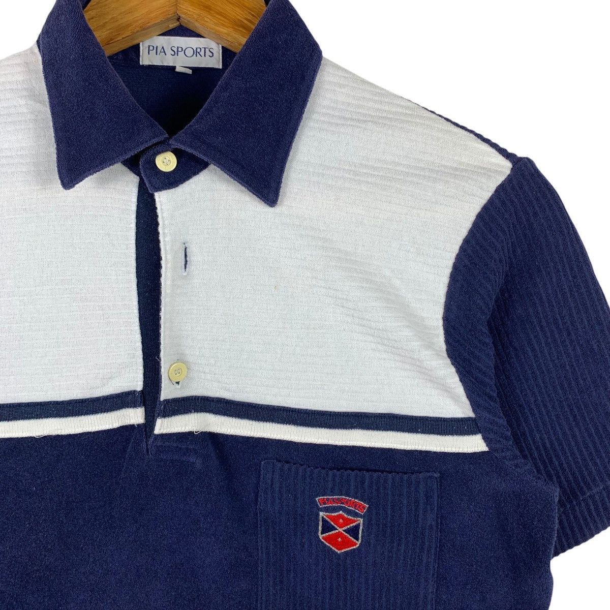 Vintage PIA SPORTS Formula One F1 Mini Embroidered Brand Logo Shirt Size US S / EU 44-46 / 1 - 3 Thumbnail