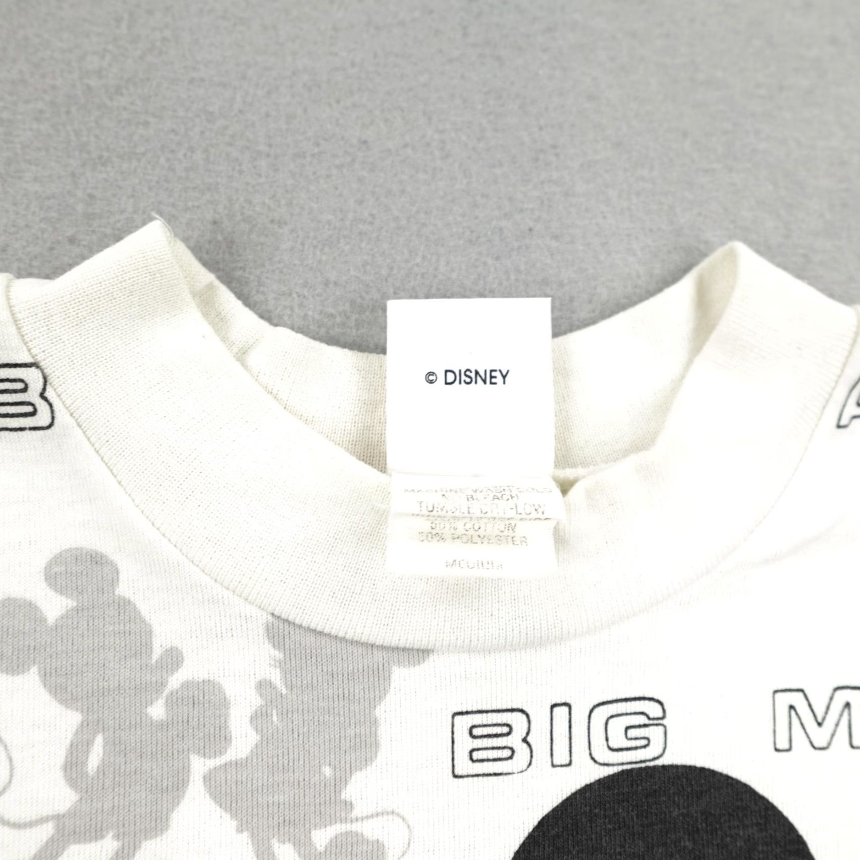 Disney VINTAGE Disney Shirt Mens Medium Mickey Mouse White All Over Print AOP USA 90s Size US M / EU 48-50 / 2 - 3 Thumbnail