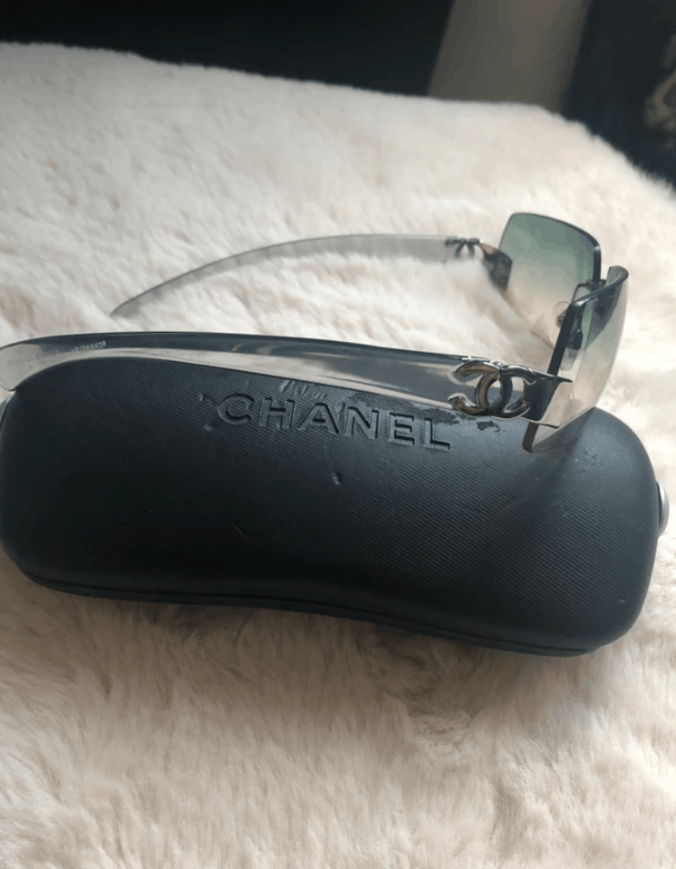 Chanel Chanel Sunglasses 4048 Rhinestone CC Rimless Size ONE SIZE - 2 Thumbnail