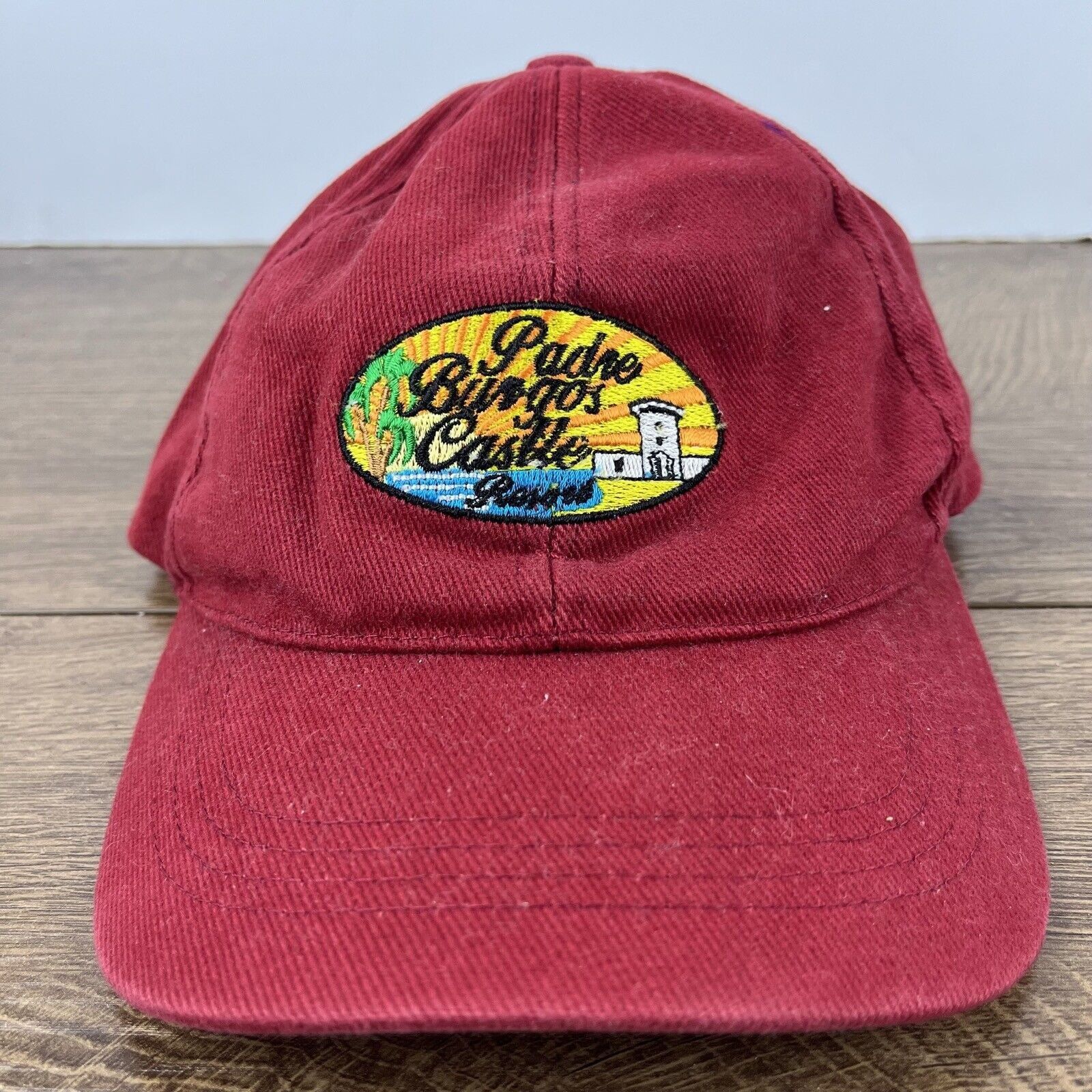 Other Padre Bingos Castle Hat Red Cap Adjustable Hat Red Adult Fit Size ONE SIZE - 3 Thumbnail