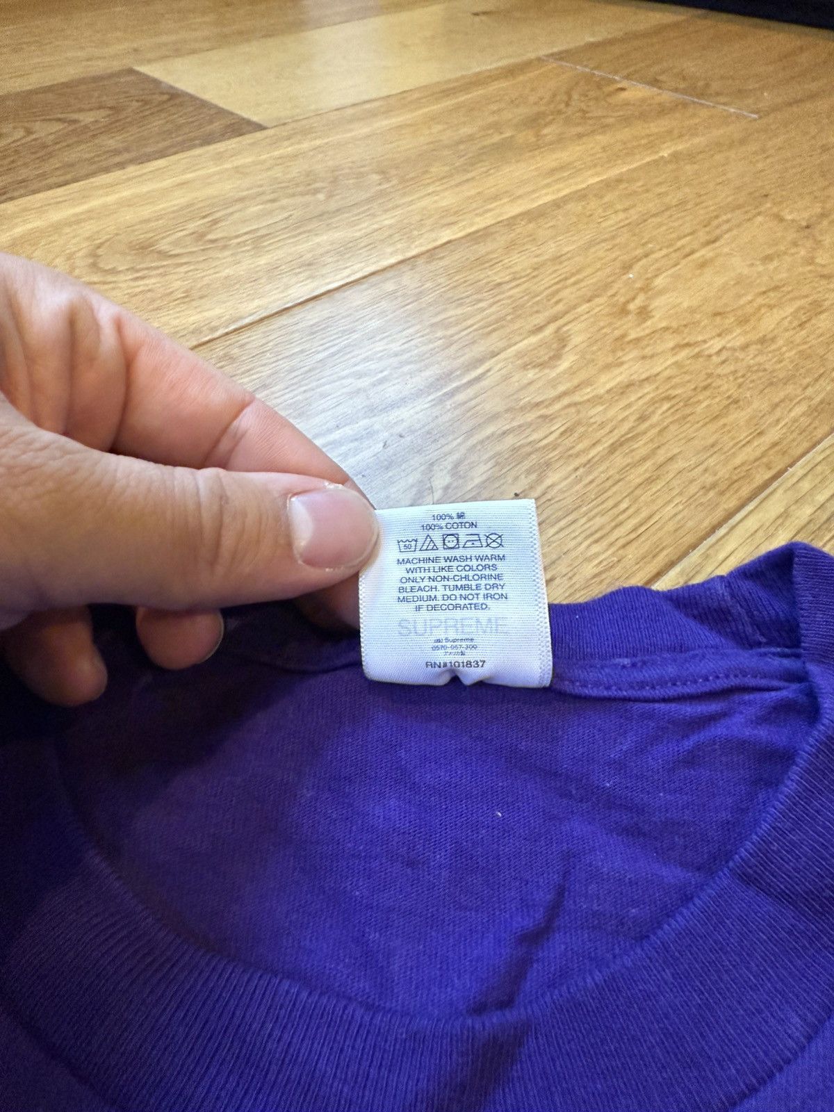Supreme Supreme Ralph Steadman Box Logo Tee “Purple” Size US L / EU 52-54 / 3 - 4 Thumbnail