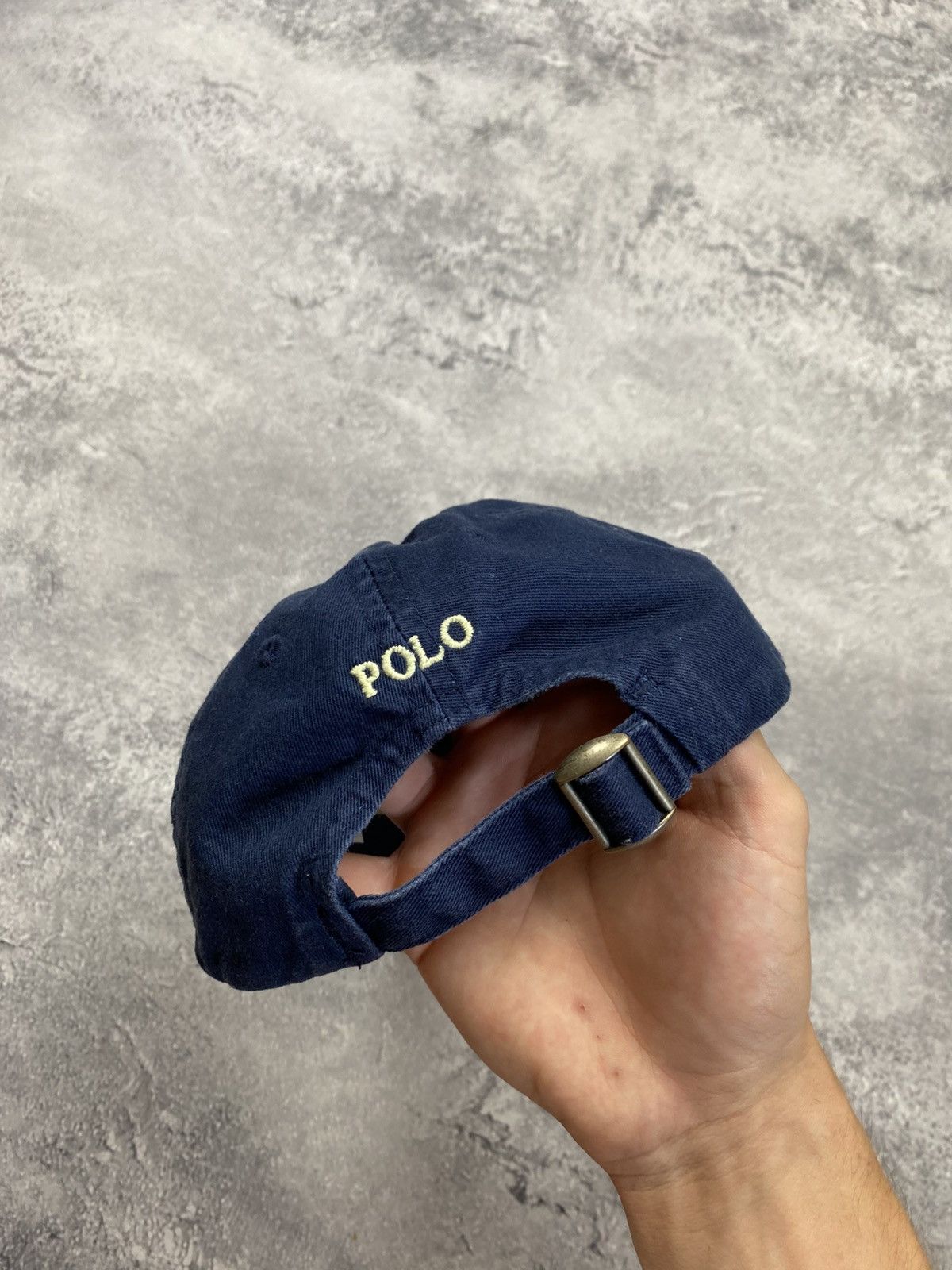 Polo Ralph Lauren Vintage Polo Ralph Lauren Cap Y2K Centre Logo Pony Blue Hat Size ONE SIZE - 8 Thumbnail