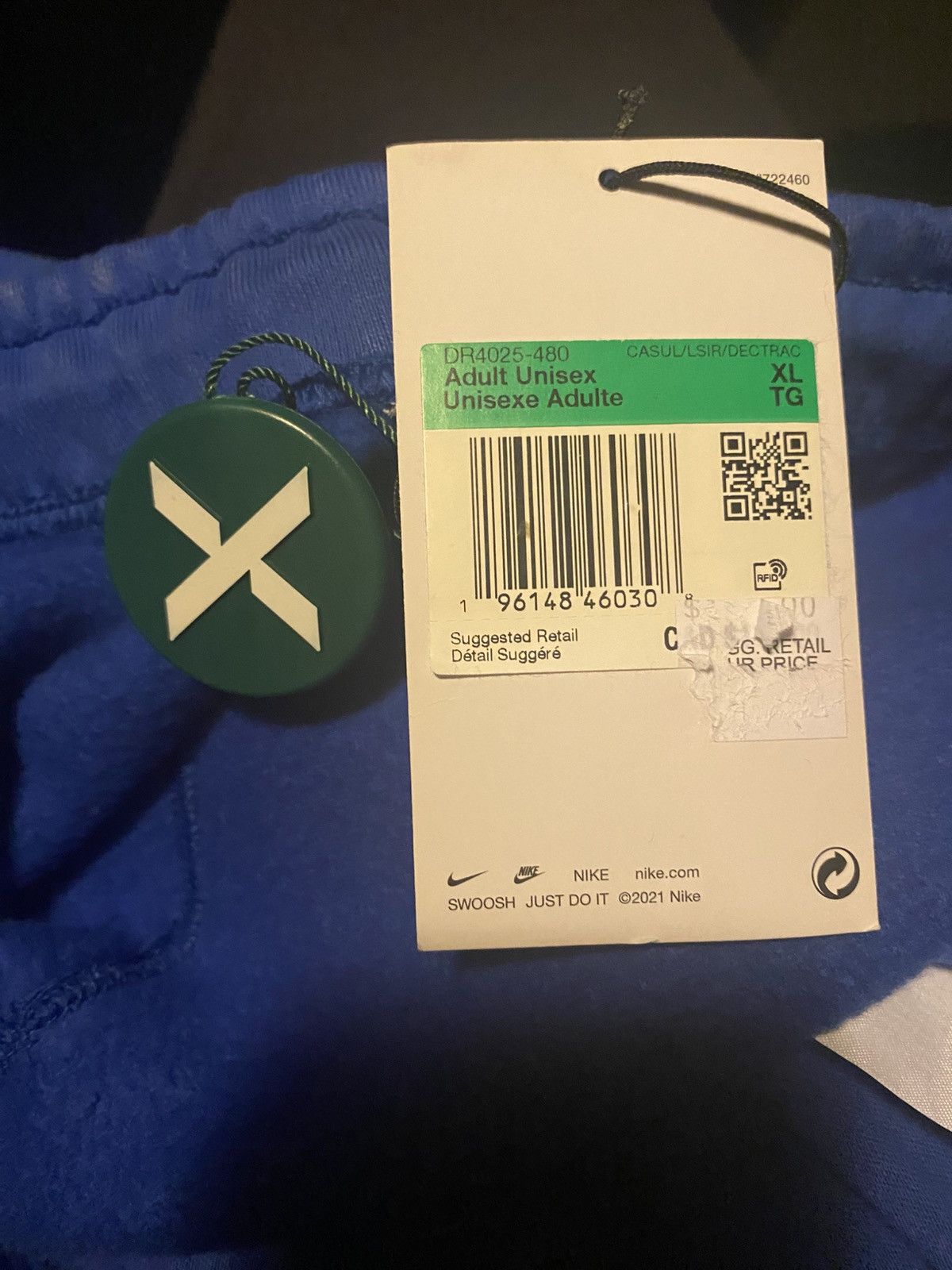 Nike × Stussy Nike X Stussy blue baggy sweatpants Size US 36 / EU 52 - 5 Thumbnail