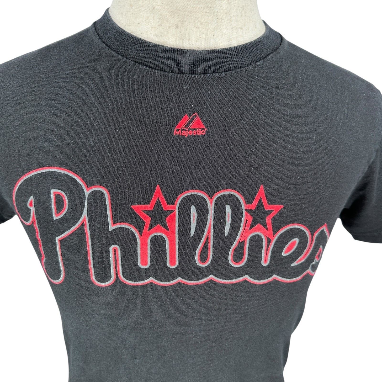 Majestic Majestic Philadelphia Phillies #34 T-Shirt Men Small Black Size US S / EU 44-46 / 1 - 3 Thumbnail
