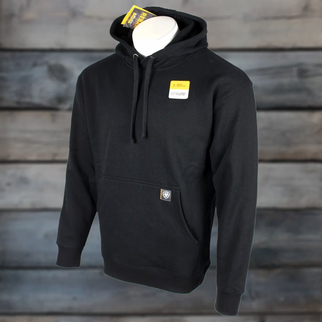 Ariat Ariat Hoodie Rebar Workman Hardhead Pullover Black M Graphic Print Logo Hooded Western NWT Mens Sweatshirt Size M Size US M / EU 48-50 / 2 - 1 Thumbnail
