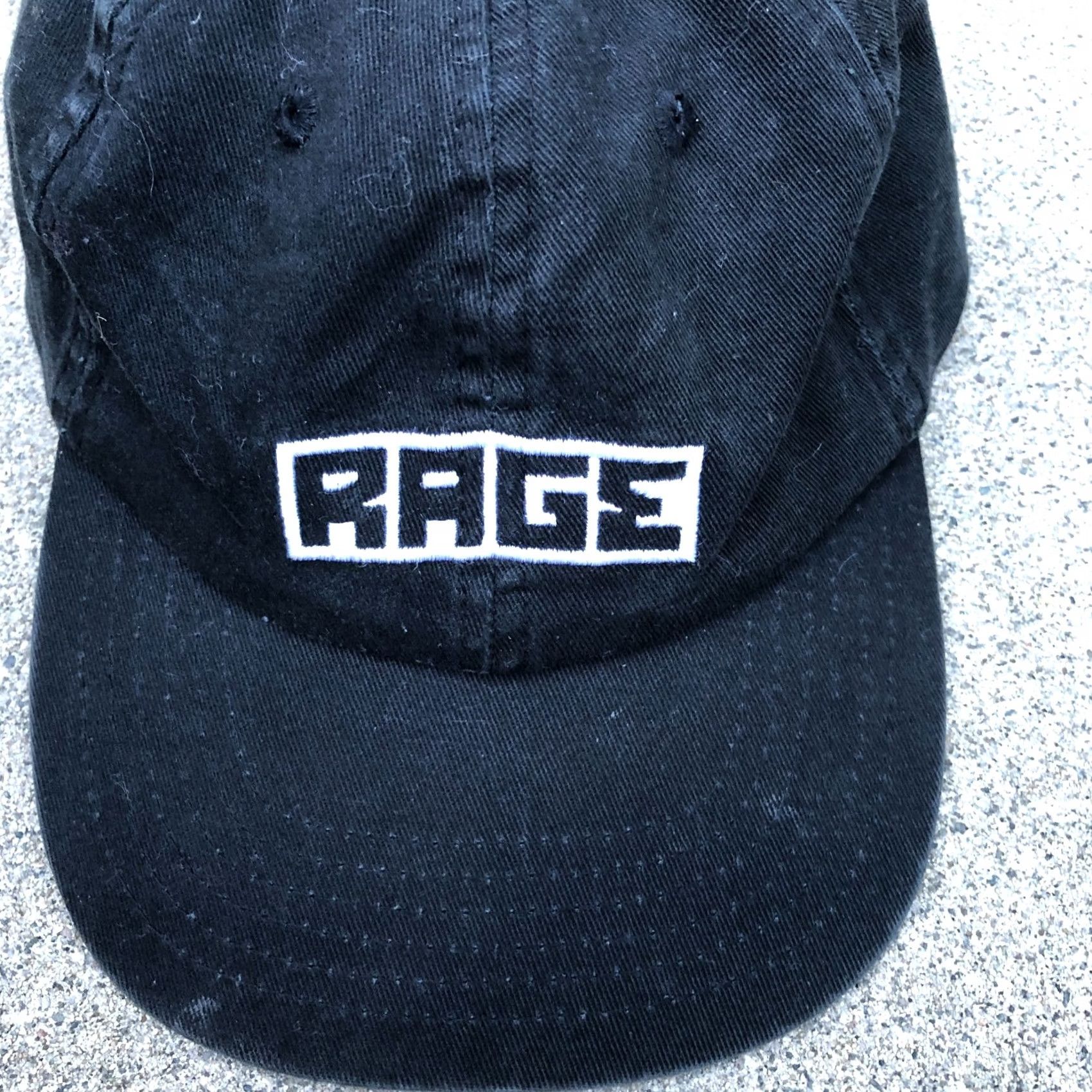 Orage RAGE Baseball Hat Men's One Size Dad Cap Black Adjustable Cotton Size ONE SIZE - 2 Thumbnail