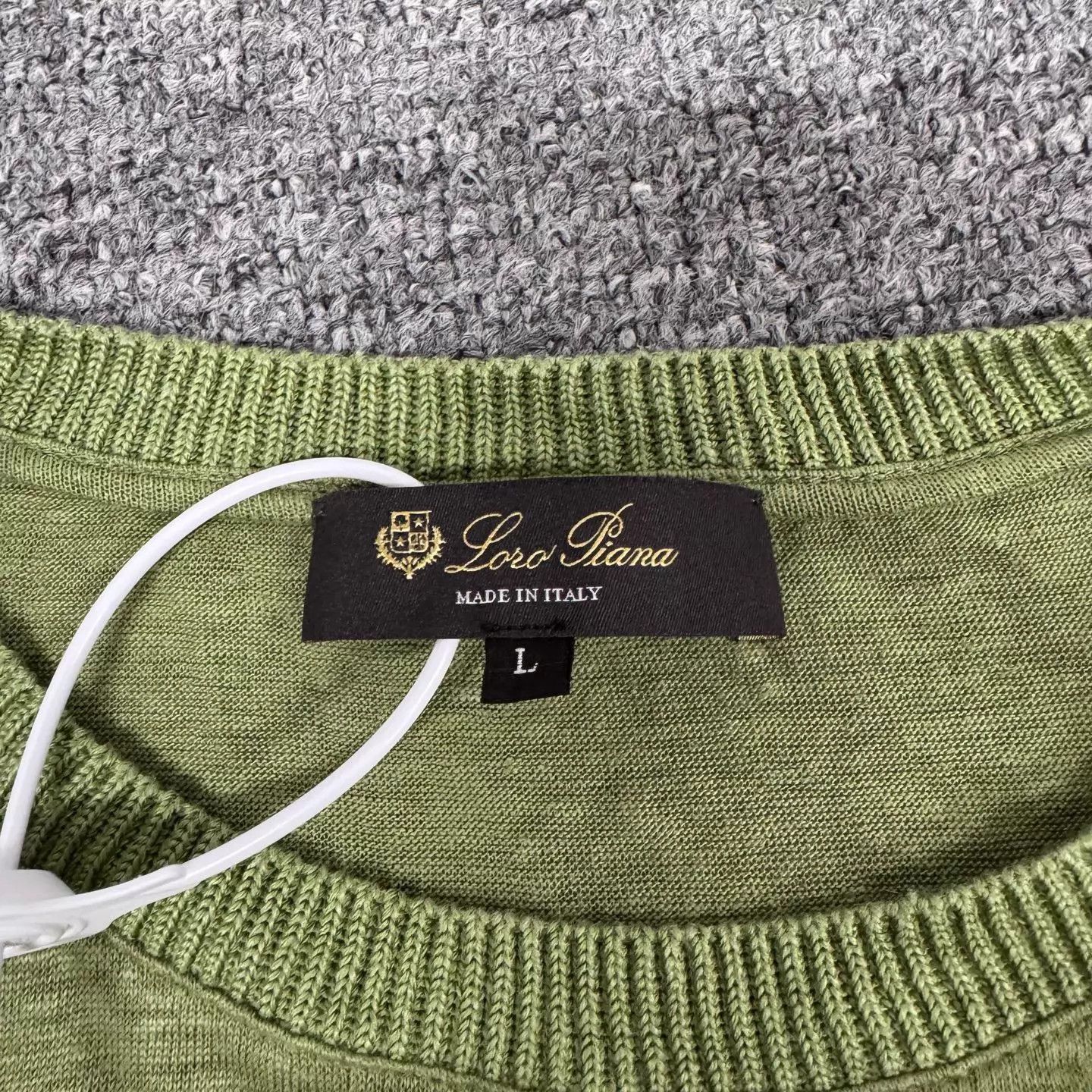 Loro Piana Loro Piana avocado green crewneck knit short L Size L / US 10 / IT 46 - 5 Thumbnail