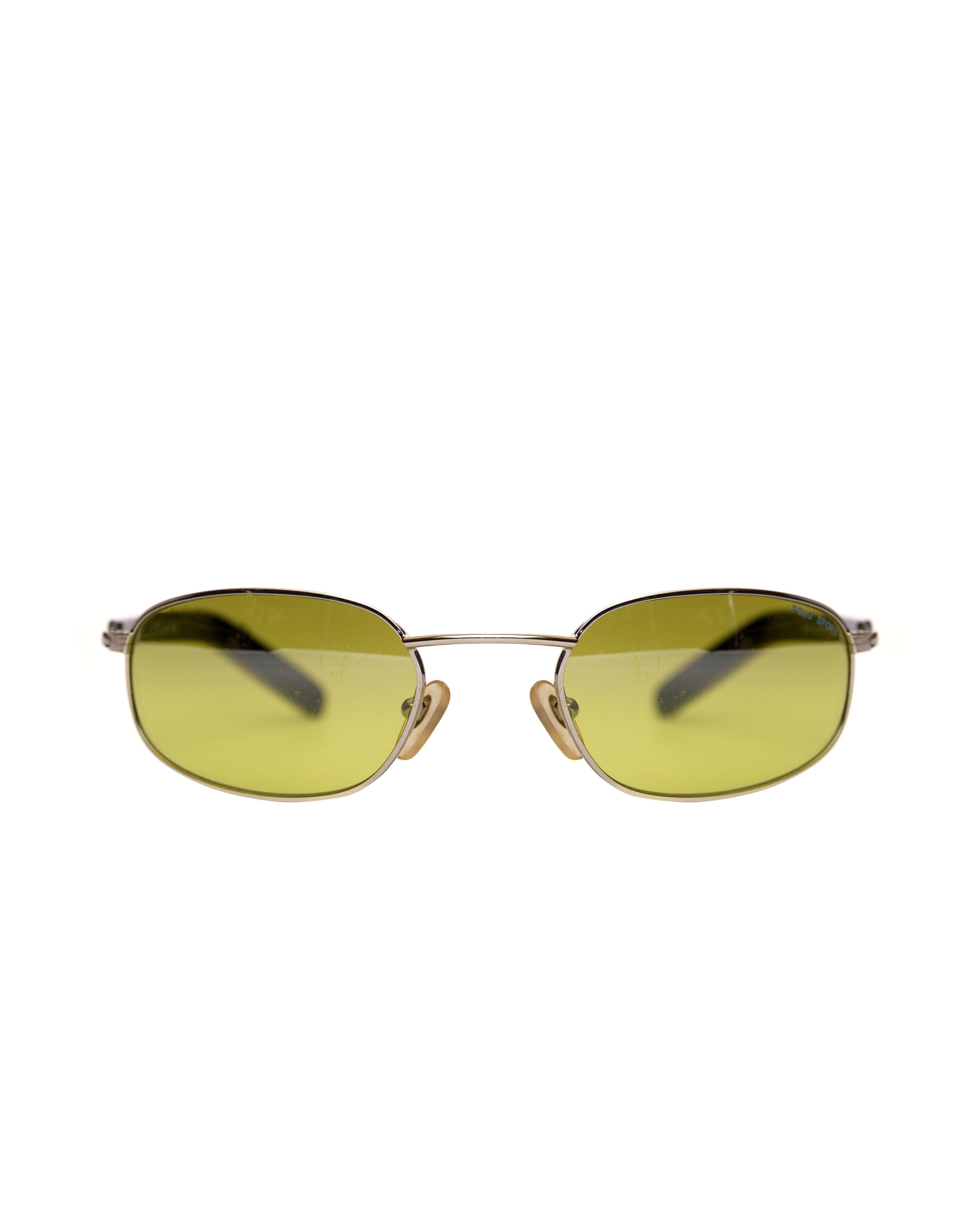 Polo Ralph Lauren Polo Sport Ralph Lauren '90s Silver & Green Lens Sunglasses Size ONE SIZE - 2 Thumbnail