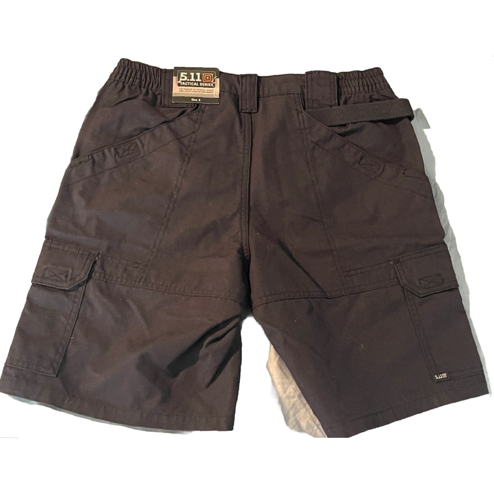 Vintage 5.11 Tactical Women's 9" Cargo Shorts, Style 63306, Size 6, Blue, Military, Regular Fit Size 28" / US 6 / IT 42 - 5 Thumbnail