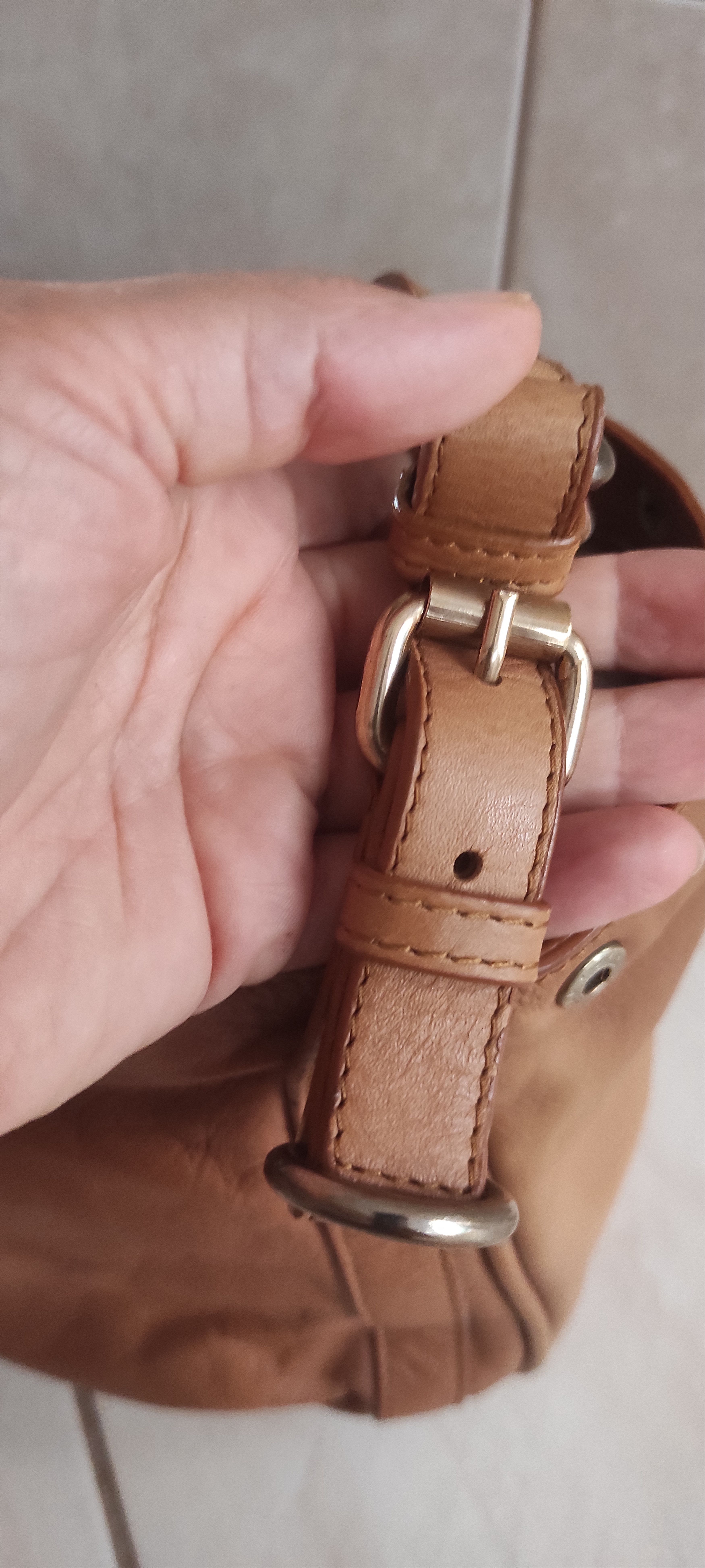 Massimo Dutti Massimo Dutti Satchel Bag Camel Leather Crossbody Bag Size ONE SIZE - 22 Thumbnail