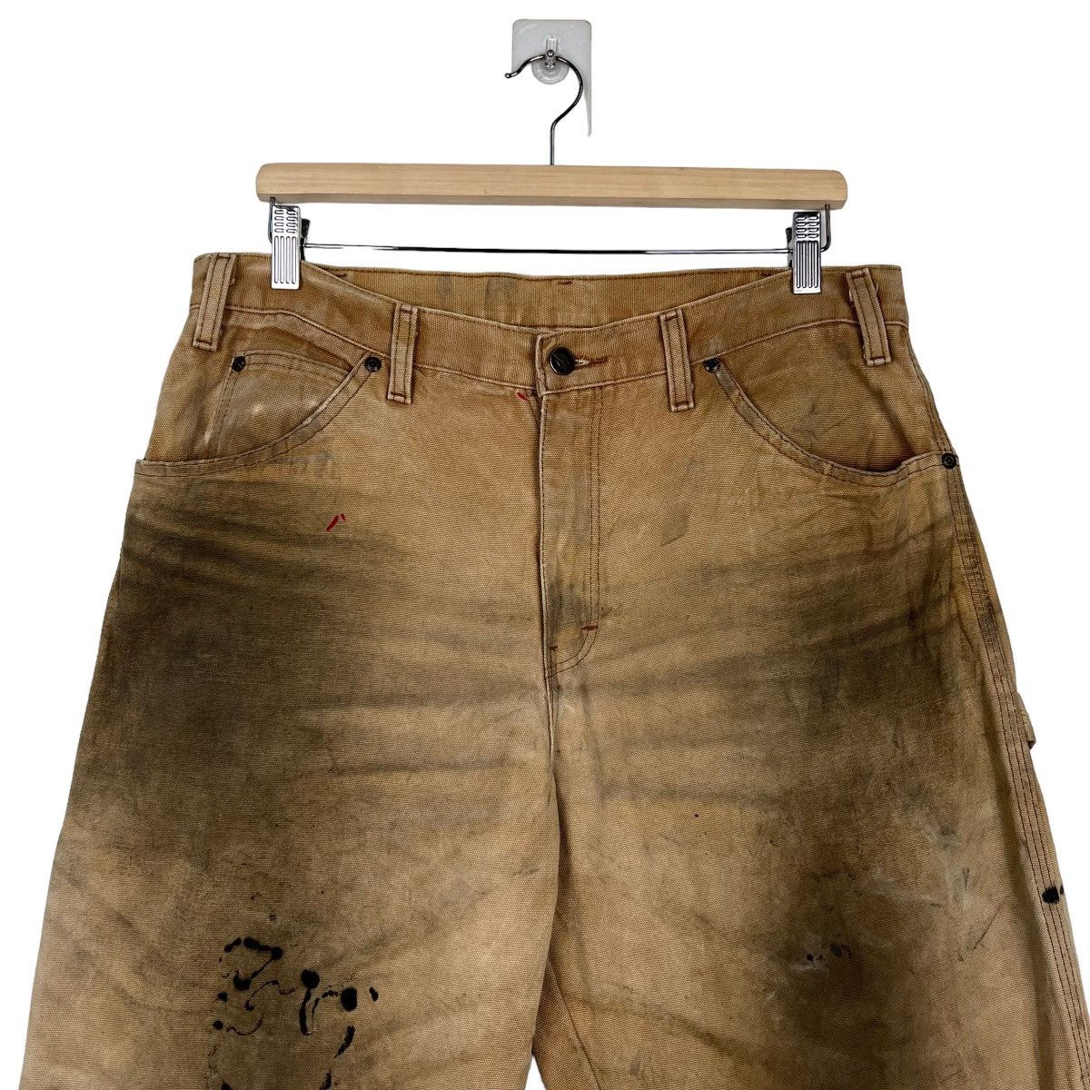 Dickies × Vintage 🔥 VINTAGE DICKIES DYED OILED CARPANTER Size US 34 / EU 50 - 3 Thumbnail