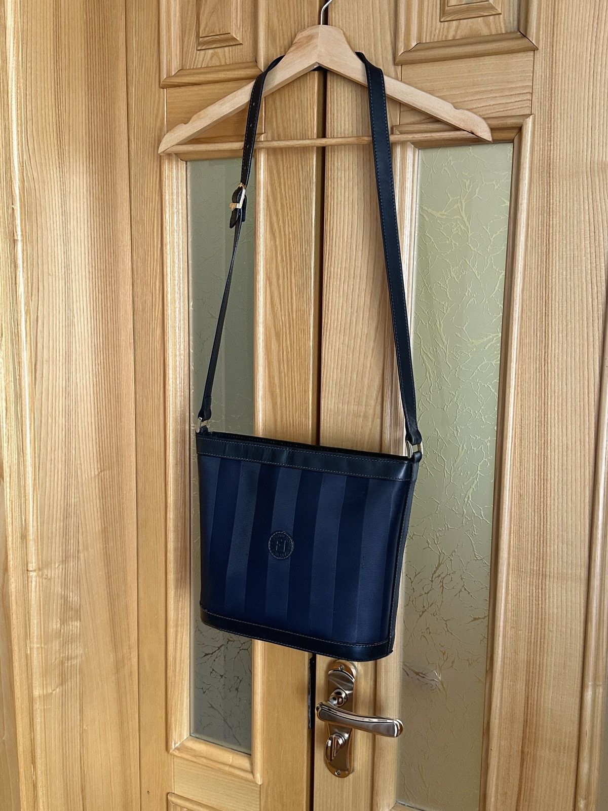 Fendi Vintage Fendi Pequin Striped Shoulder Bag Authentic Italy Size ONE SIZE - 20 Thumbnail