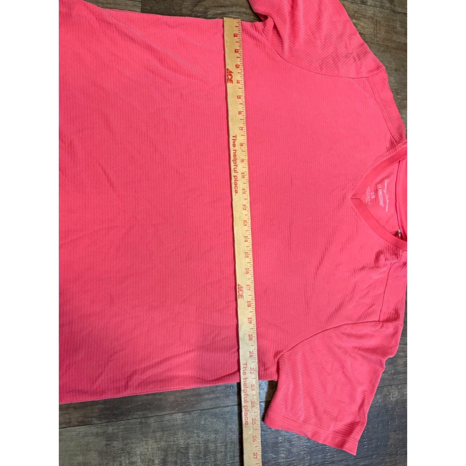 Tommy Bahama Tommy Bahama Shirt Womens Large Pink Island Zone Short Sleeve Tencel Modal Blend Size L / US 10 / IT 46 - 3 Thumbnail