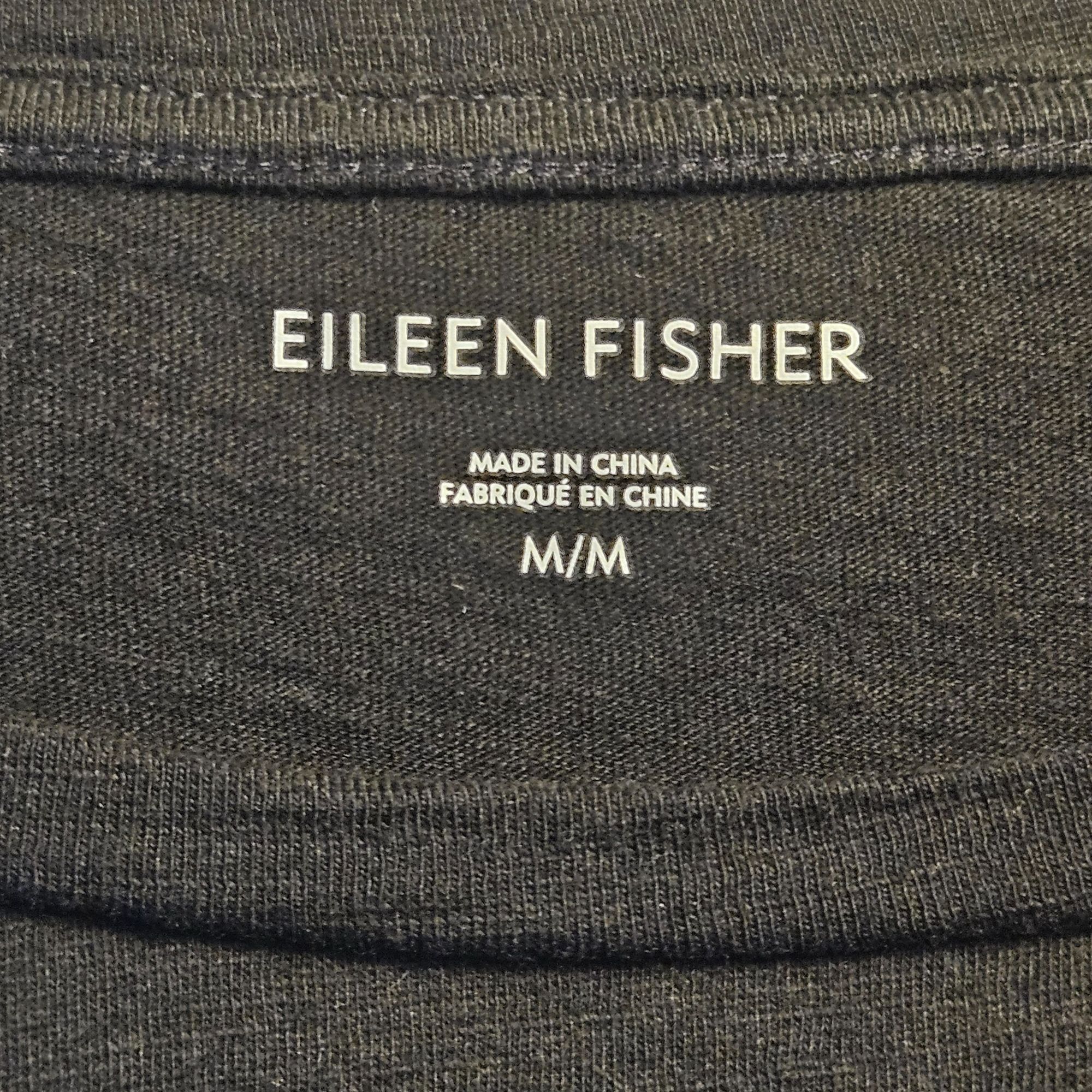 Other Eileen Fisher Black Tie-Front Organic Cotton Top M Minimalis Size M / US 6-8 / IT 42-44 - 4 Thumbnail