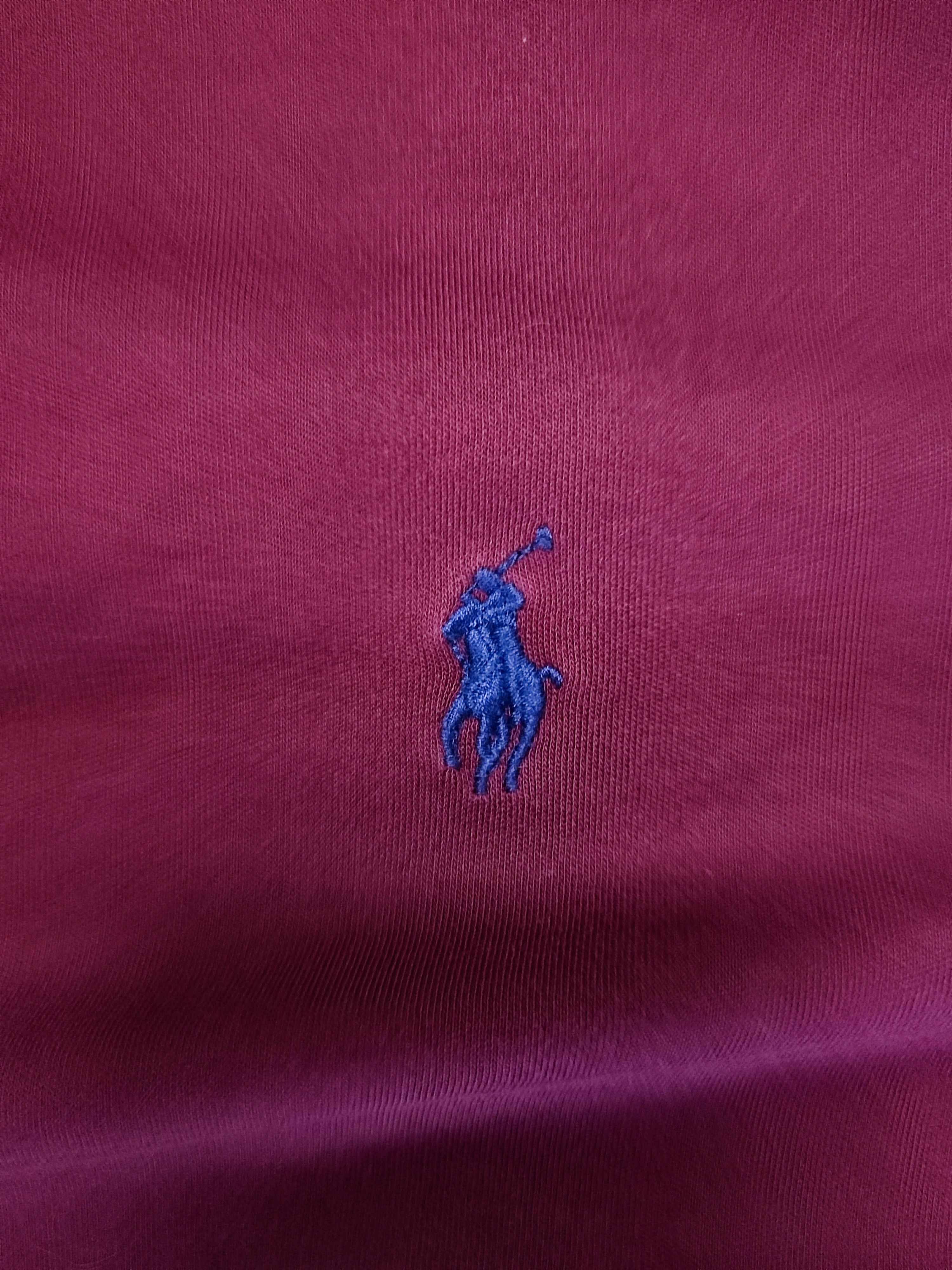 Polo Ralph Lauren Vintage Polo Ralph Lauren Polo Shirt – Burgundy Size US L / EU 52-54 / 3 - 3 Thumbnail