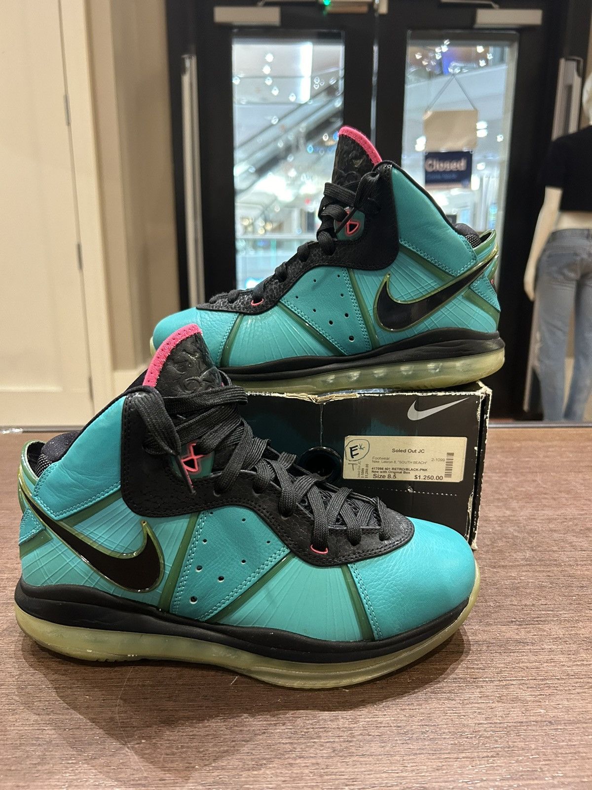 Nike Lebron 8 High ‘Pre Heat South Beach’ Size US 8.5 / EU 41-42 - 1 Thumbnail