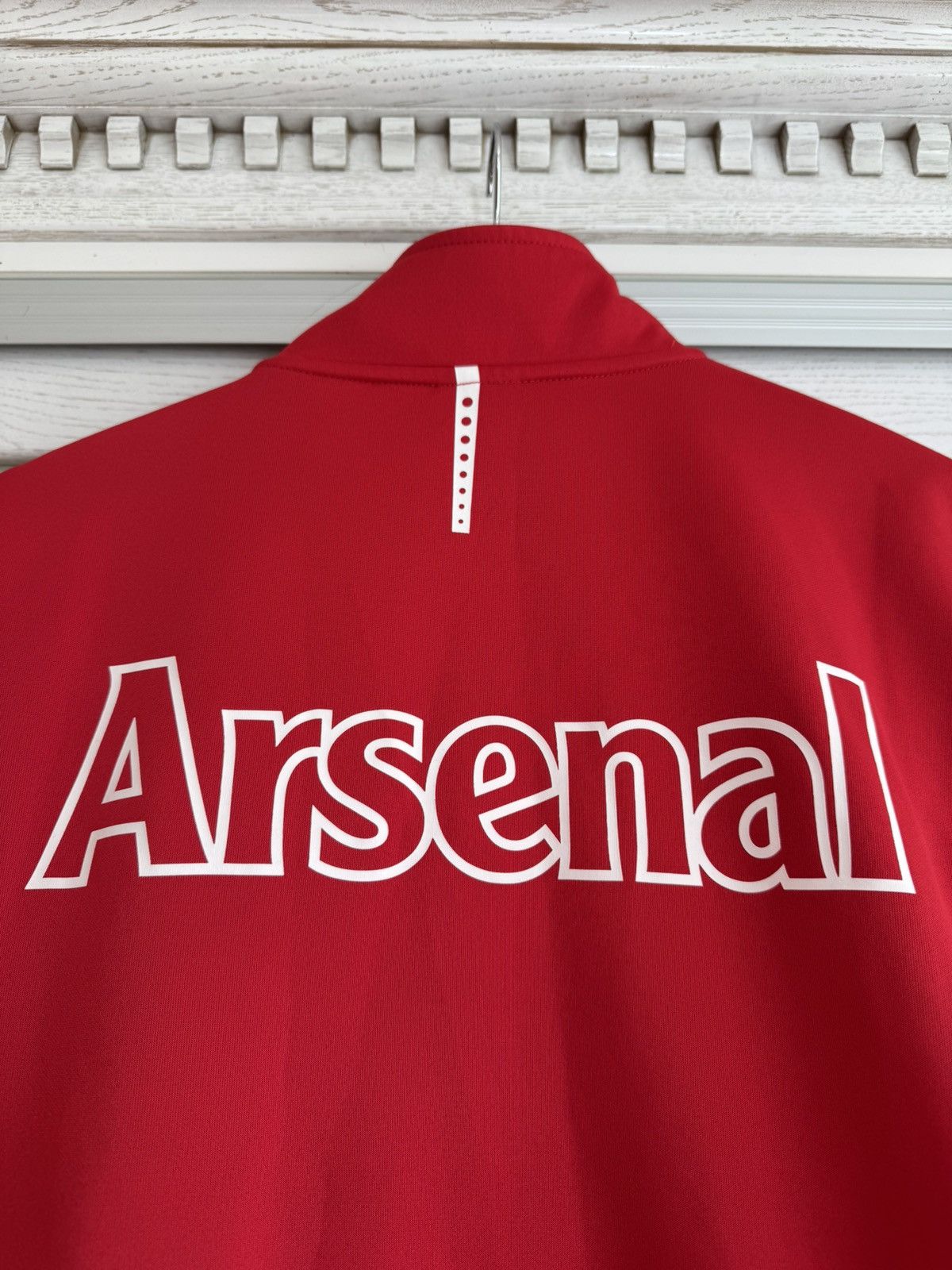 Nike × Vintage Vintage Arsenal 2009-2010 Soccer Track Jacket Football Jersey Size US L / EU 52-54 / 3 - 7 Thumbnail