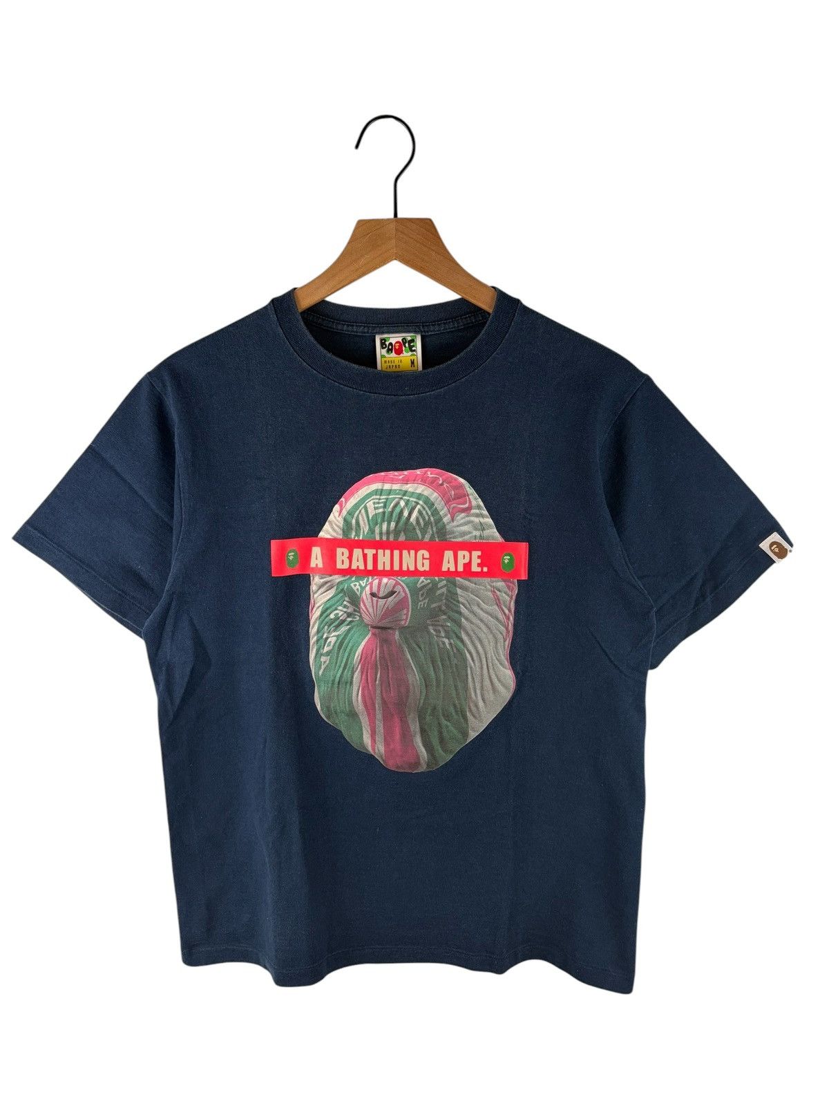 Bape Bape Head Logo Print Tee Size US M / EU 48-50 / 2 - 1 Thumbnail