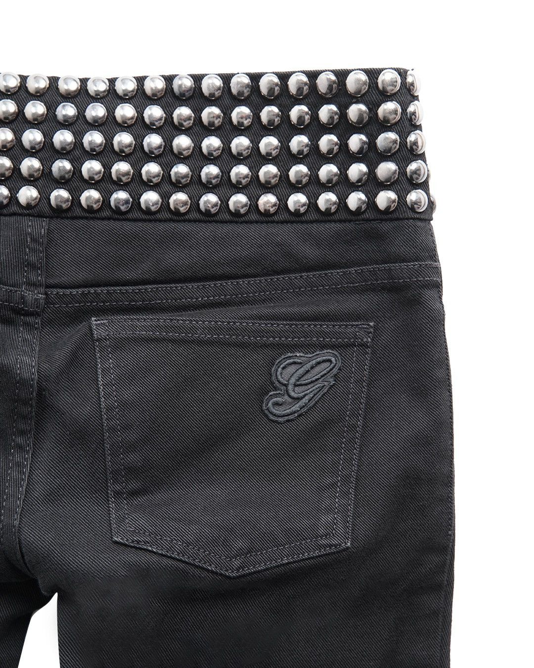 Gucci Gucci F/W2008 Silver Stud Slim Pants Size 26" / US 2 / IT 38 - 6 Thumbnail