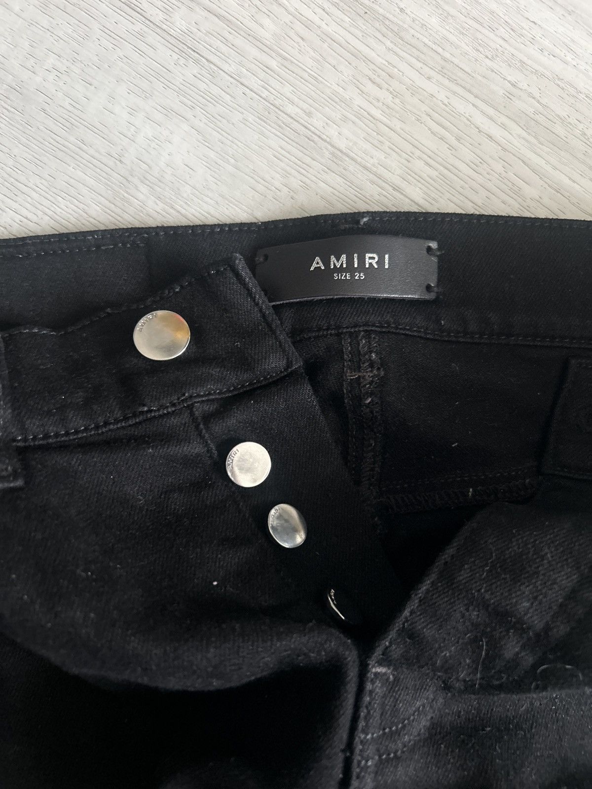 Amiri Women Mx 1 jean Size 25" / US 0 / IT 36 - 8 Thumbnail