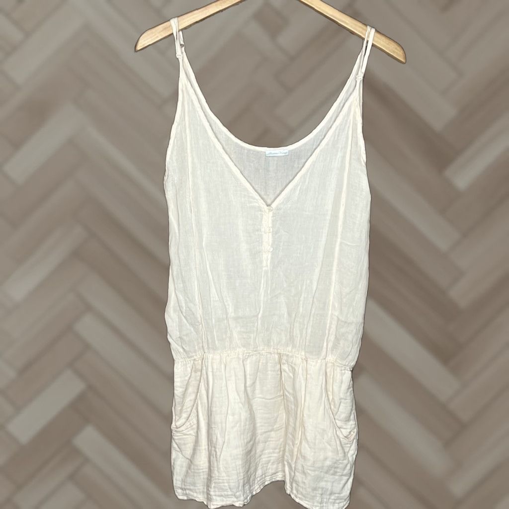 Vintage VINTAGE American Vintage Tank Top Sleeveless Dress Beige Womens Small Size S / US 4 / IT 40 - 1 Thumbnail