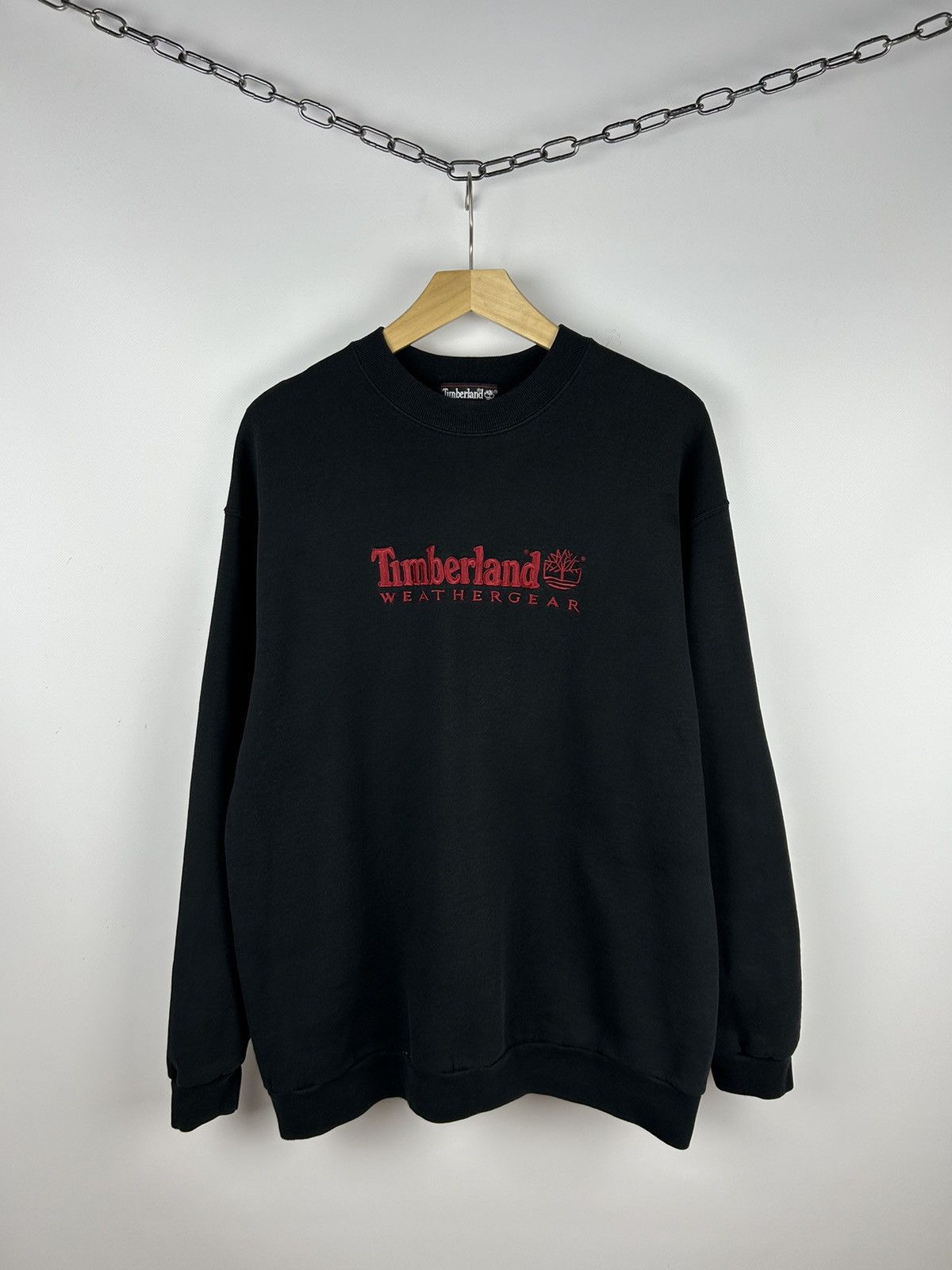 Timberland Vintage Timberland Weathergear Sweatshirt Outdoor 90’s Logo Size US XL / EU 56 / 4 - 1 Thumbnail