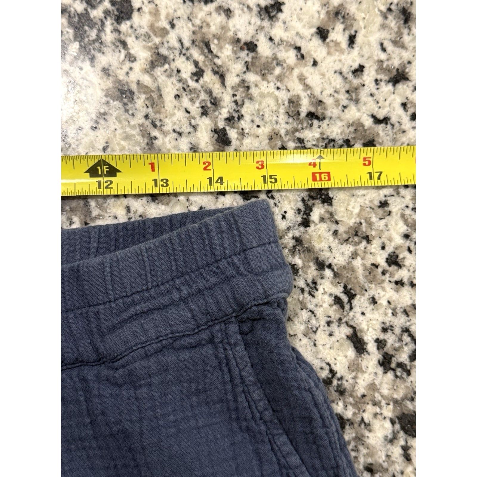 Vintage Sister Katie Pants Women Adult Small Organic Cotton Wide Leg Cropped Baggy Blue Streetwear 30W 23.5Inseam Size 28" / US 6 / IT 42 - 2 Thumbnail