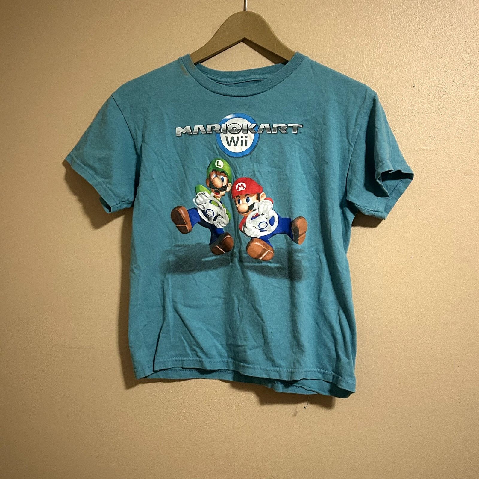 Nintendo Y2K Wii Mario Kart T-Shirt Kids Large Size US L / EU 52-54 / 3 - 2 Thumbnail