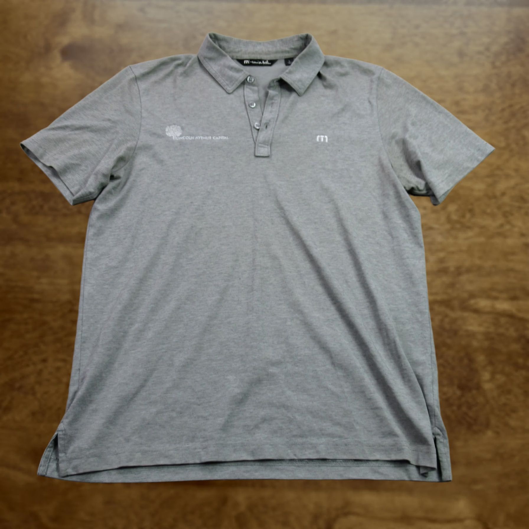 TravisMathew Travis Mathew Mens Large Polo Golf Shirt Short Sleeve Casual Gray Outdoors Size US L / EU 52-54 / 3 - 1 Thumbnail