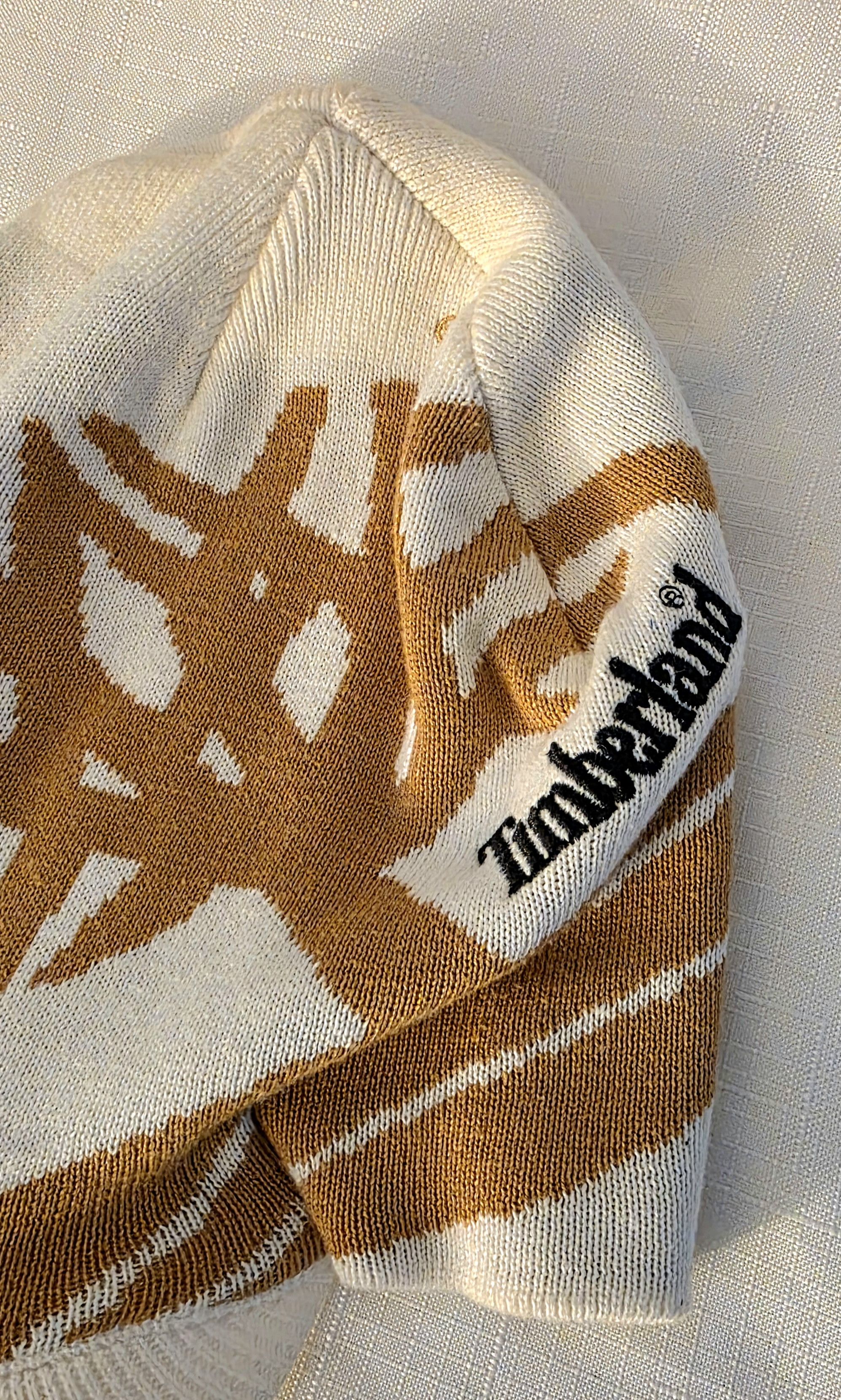 Timberland Timberland Vintage Intarsia Radar Beanie Hat Cap Hip Hop Rap Size ONE SIZE - 6 Thumbnail