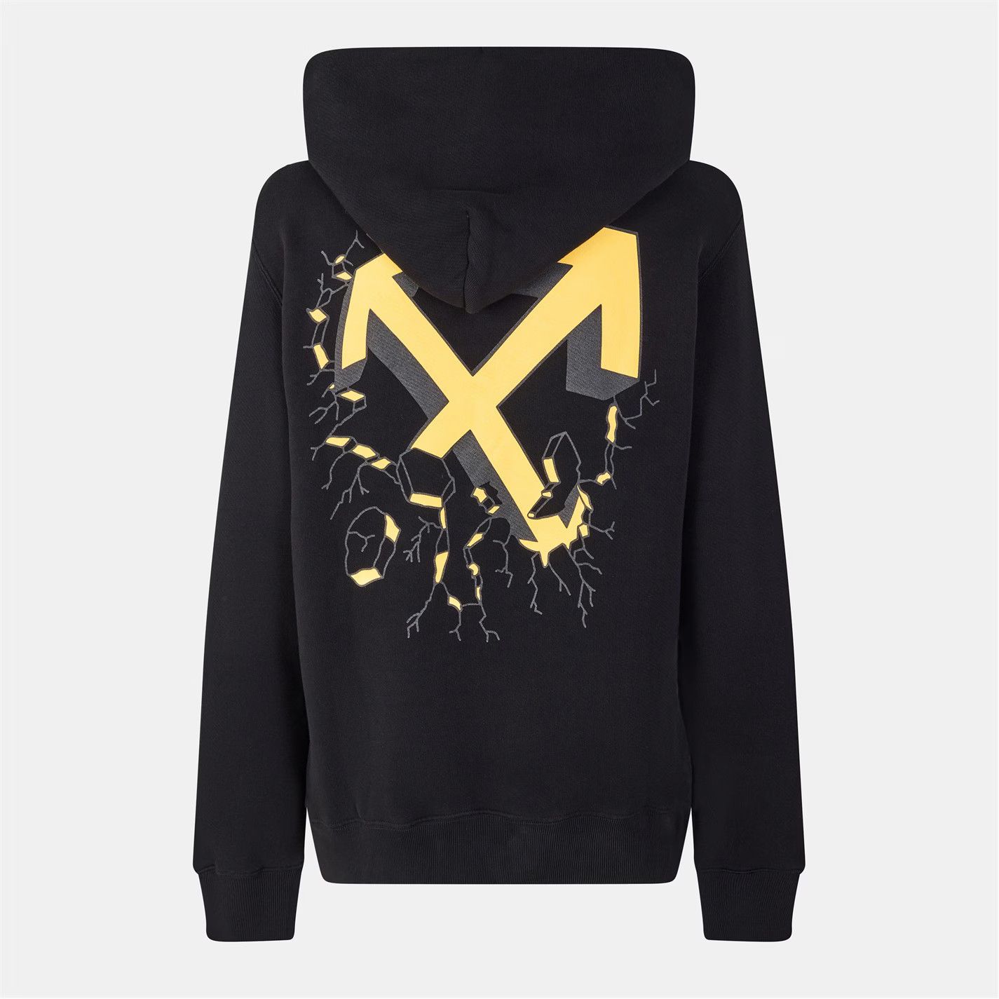 Off-White o1g2r1mq0226 Cartoon Arrows Slim Fit Hoodie In Black Size US XS / EU 42 / 0 - 2 Thumbnail