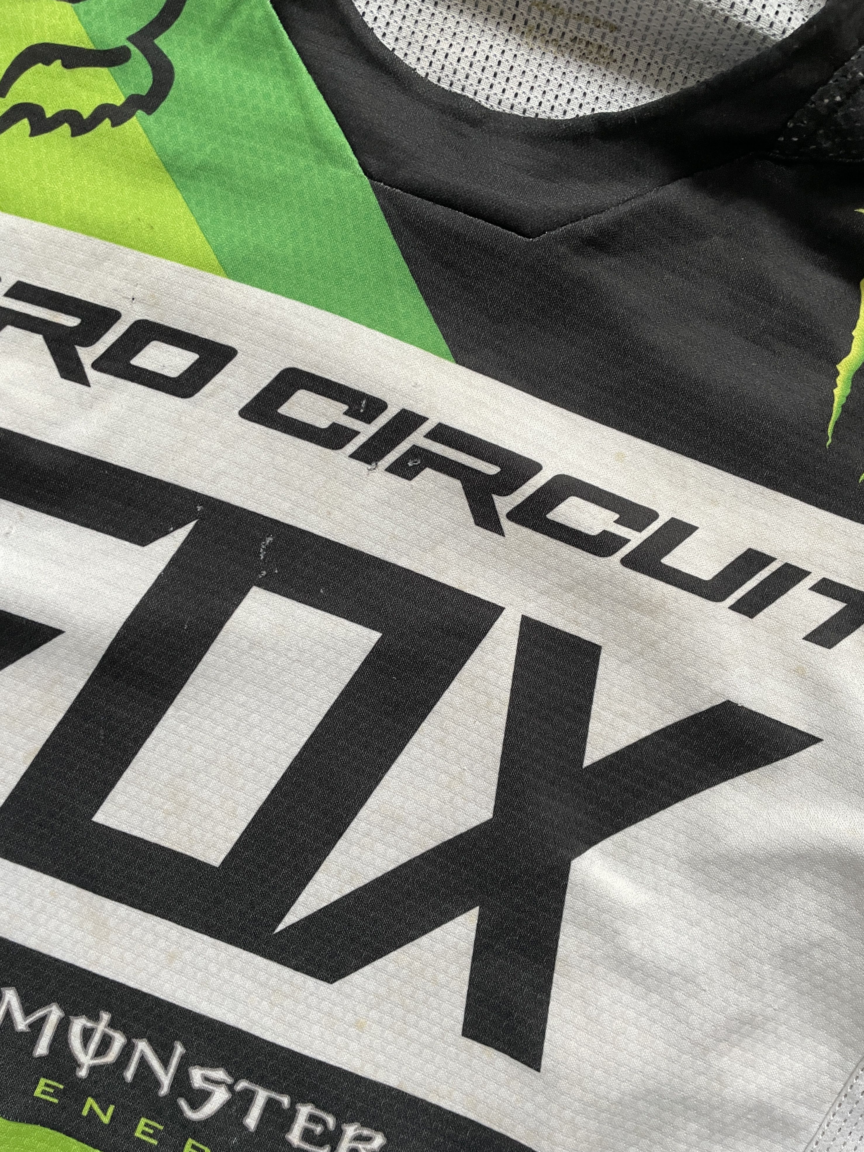 Fox Racing FOX MOTOCROSS GREEN WHITE MONSTER ENERGY LONGSLEEVE JERSEY Size US S / EU 44-46 / 1 - 6 Thumbnail