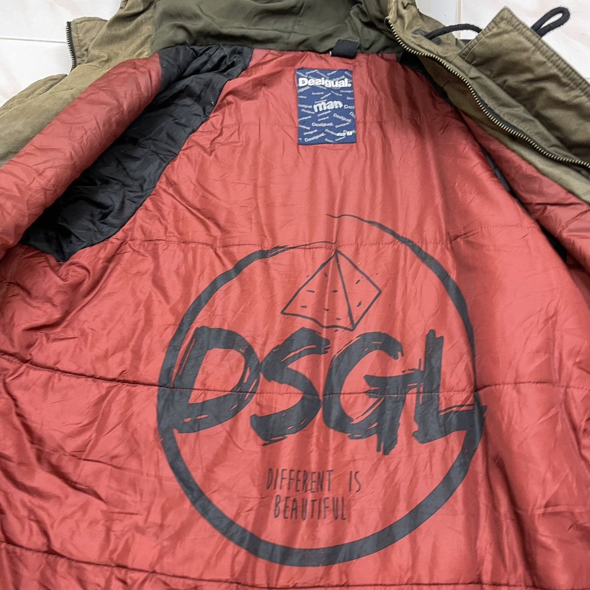 Desigual Vintage Desigual Man Padded Parka Inspired Army Field Jacket Size US M / EU 48-50 / 2 - 4 Thumbnail