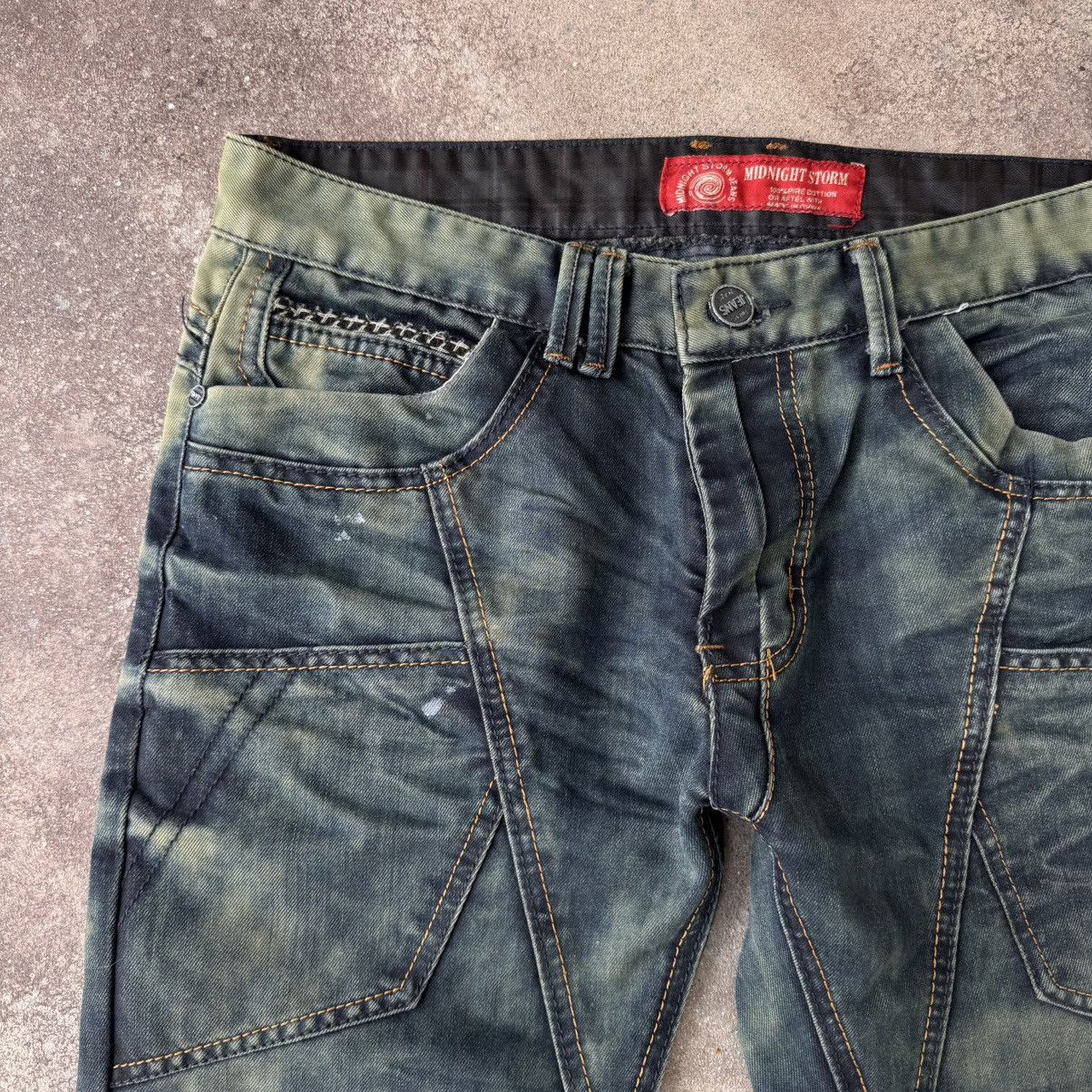 If Six Was Nine Japanese Style Vintage Avant Garde Washed Jeans Size US 32 / EU 48 - 7 Thumbnail