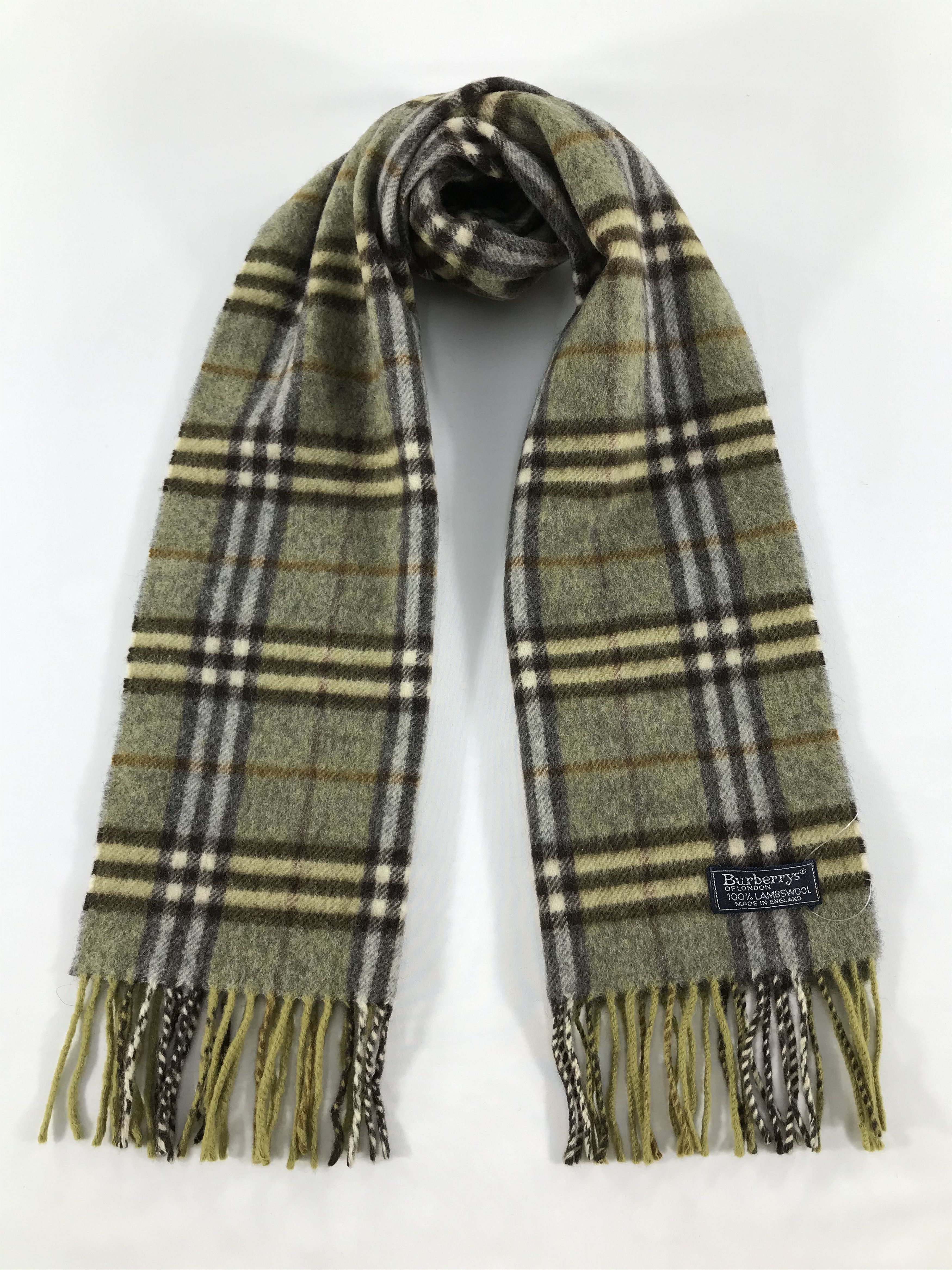 Burberry Vintage Burberry Scarf/Muffler/Neckwear MF1454 Size ONE SIZE - 1 Thumbnail