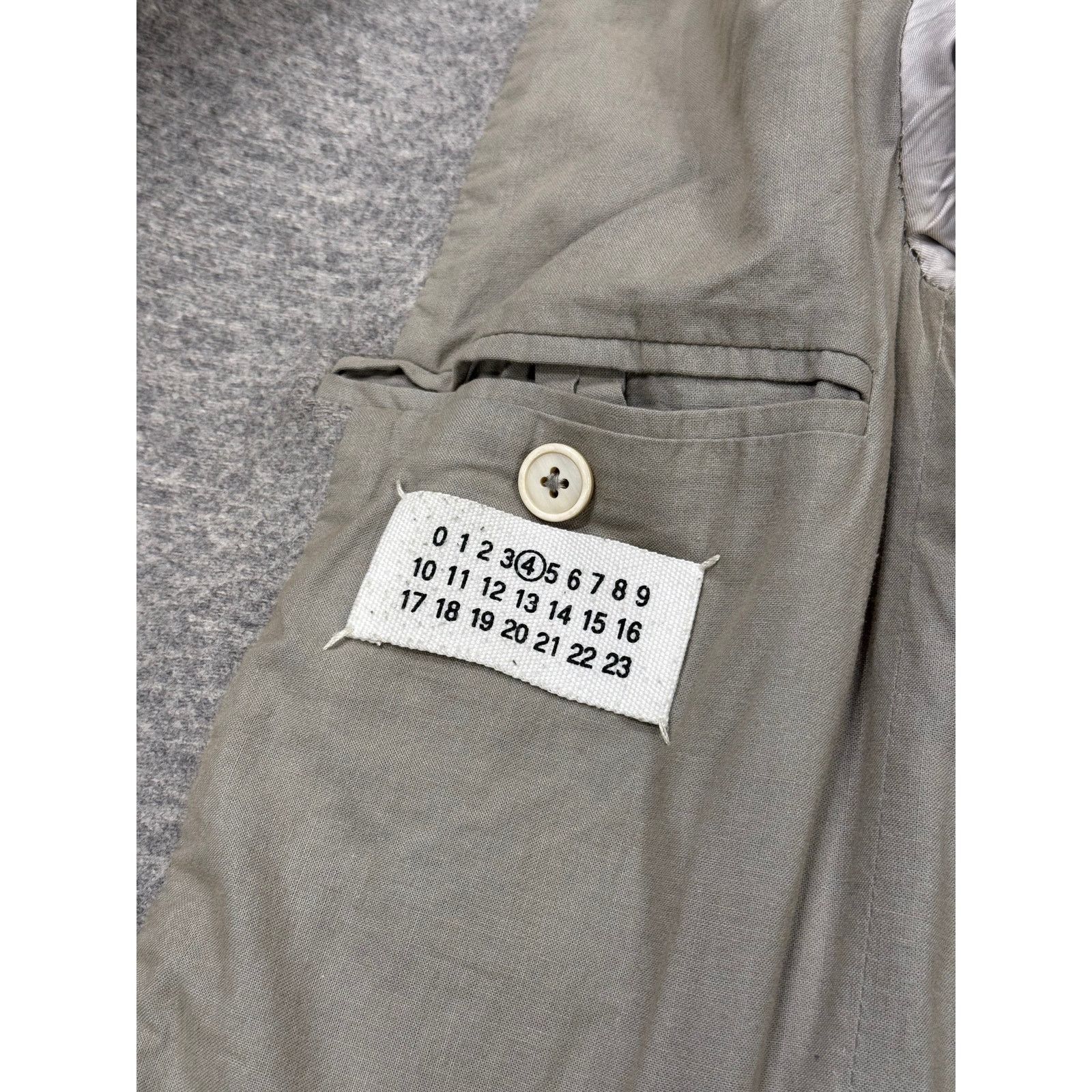Maison Margiela S/S 2004 Maison Margiela Grey peacoat women Size L / US 10 / IT 46 - 5 Thumbnail