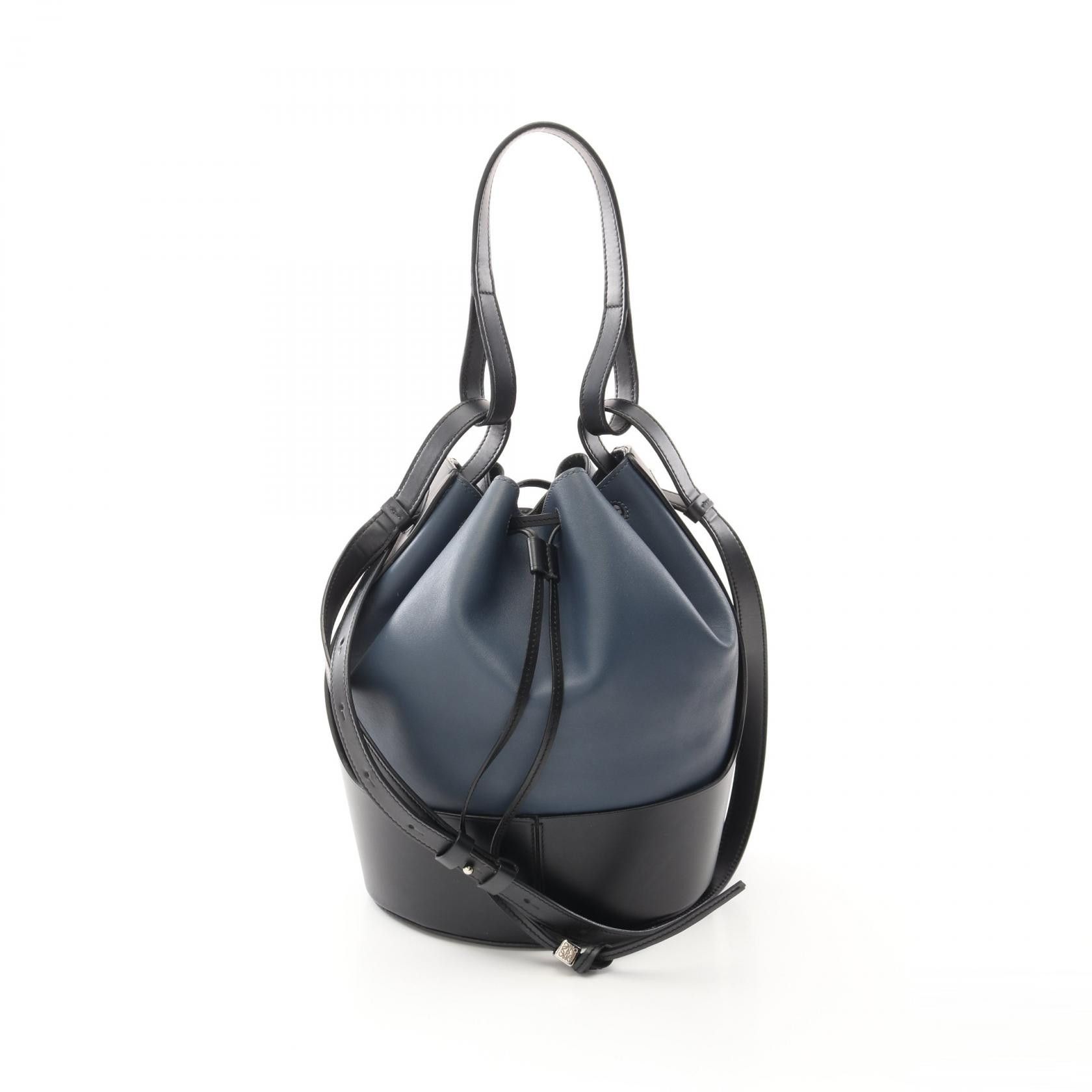 Loewe Loewe Balloon Bag Leather Shoulder Bag Leather Shoulder Bag 326.76Ac30 in Blue, Women's