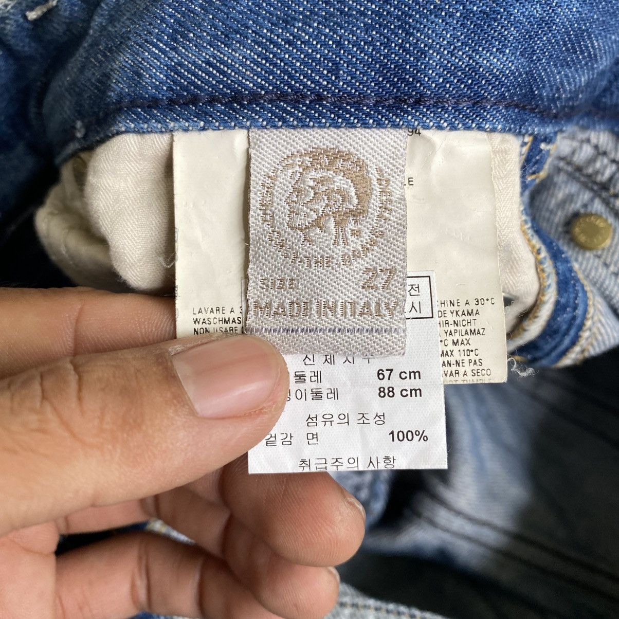 Diesel 2000s Diesel Doozy Distresed Pants Size US 27 - 11 Thumbnail