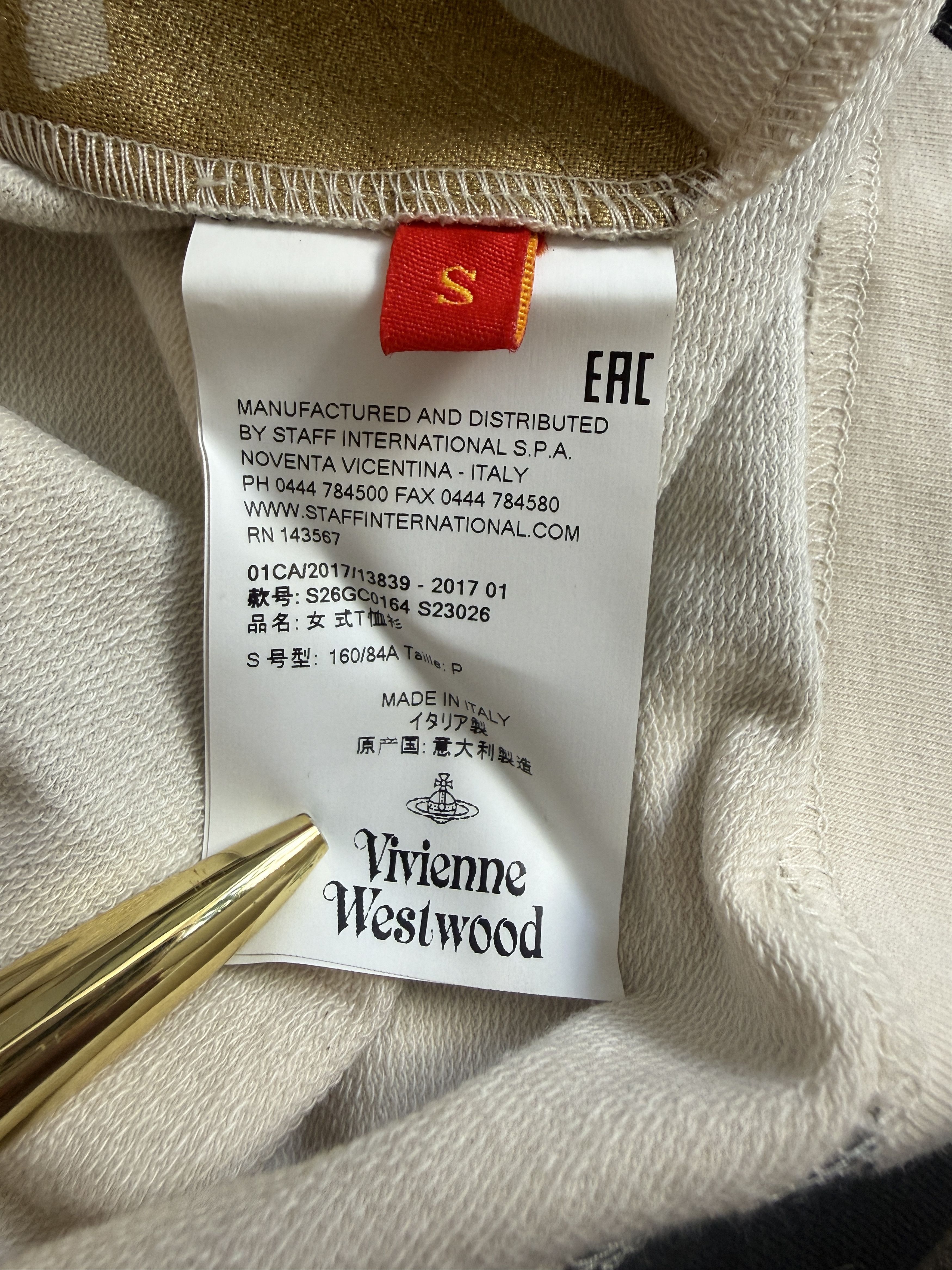 Vivienne Westwood Red Label Scribble Vest w/ Fold in Sides and Elastic Neck Size S / US 4 / IT 40 - 6 Thumbnail